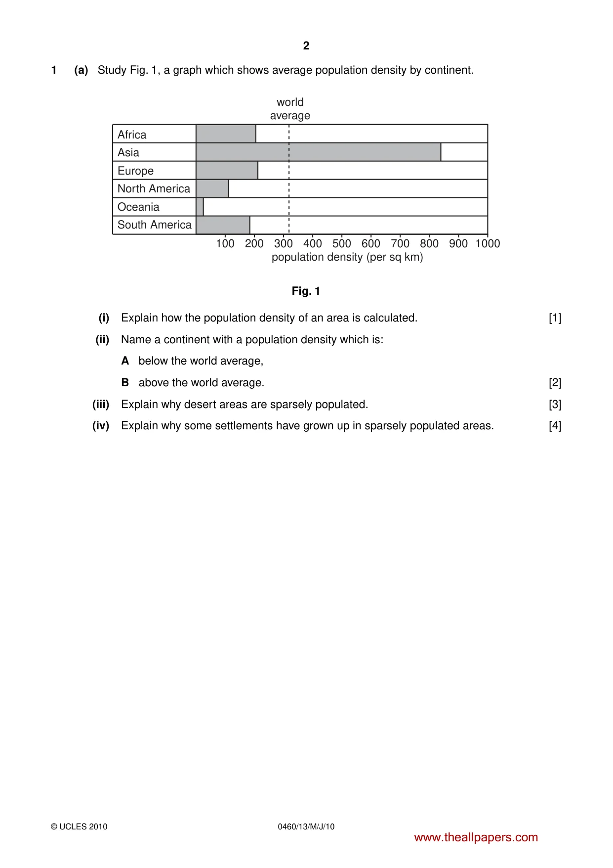 Cambridge IGCSE Geography 0460 2010 May/June Paper 1 · Variant 3 question paper, page 2 of 12