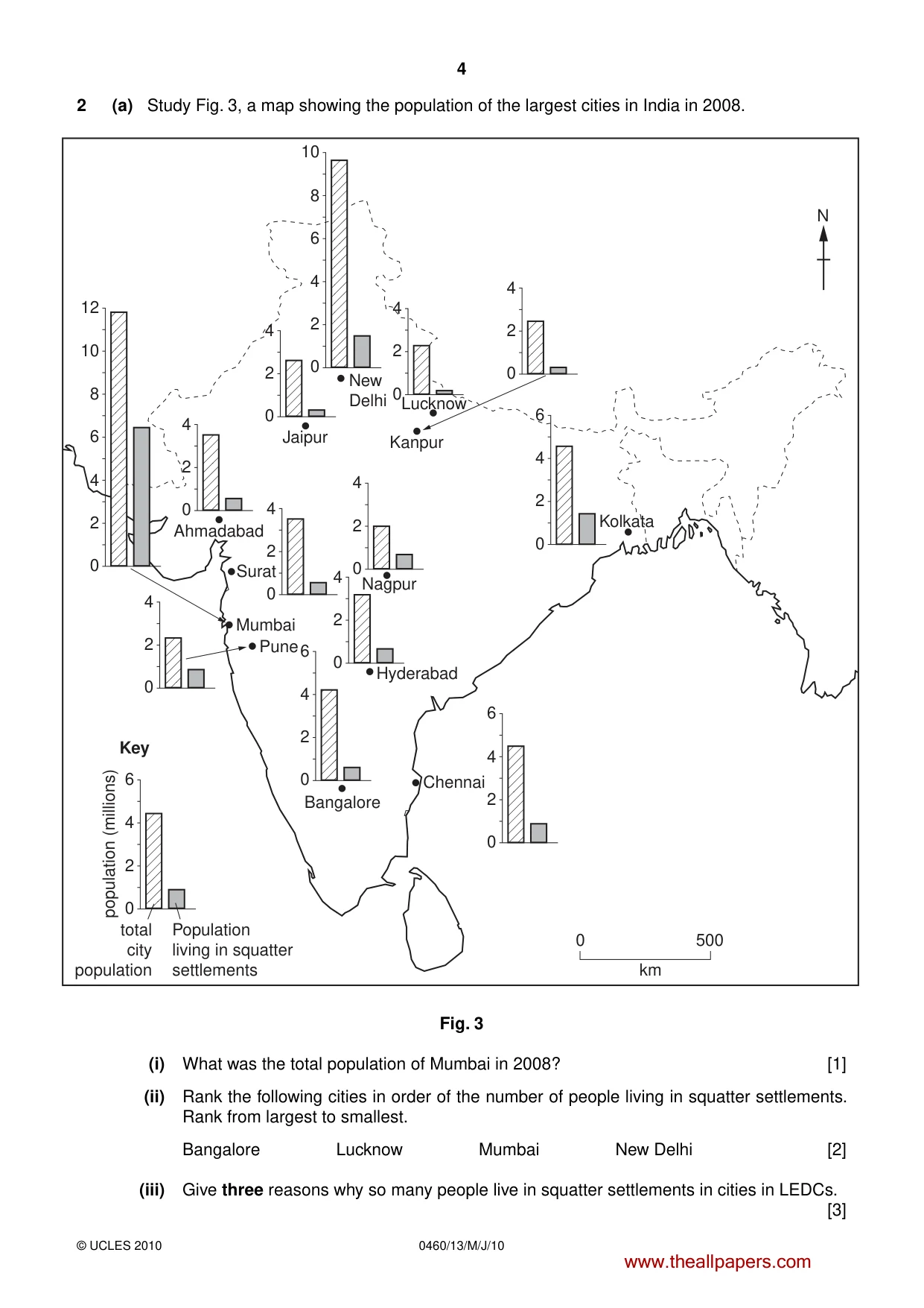Cambridge IGCSE Geography 0460 2010 May/June Paper 1 · Variant 3 question paper, page 4 of 12