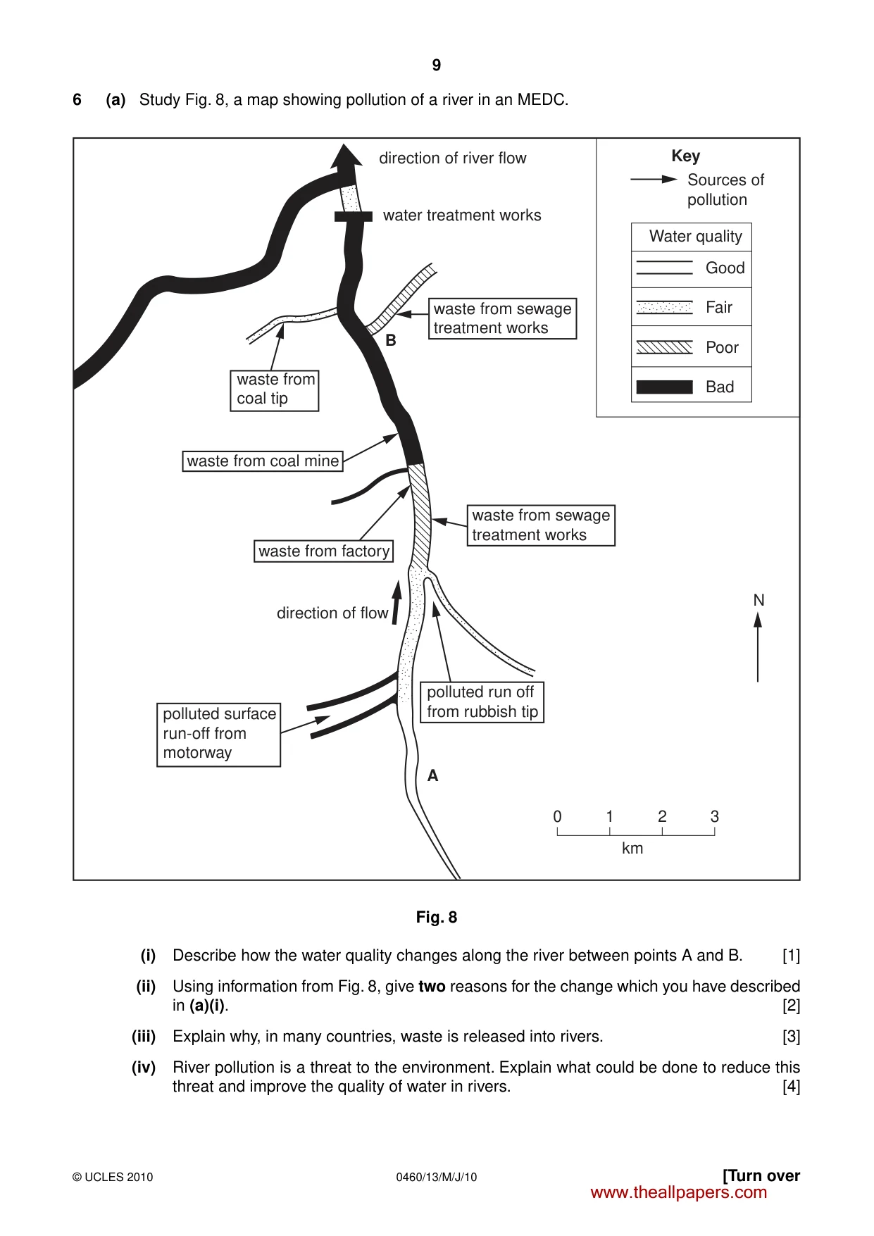 Cambridge IGCSE Geography 0460 2010 May/June Paper 1 · Variant 3 question paper, page 9 of 12