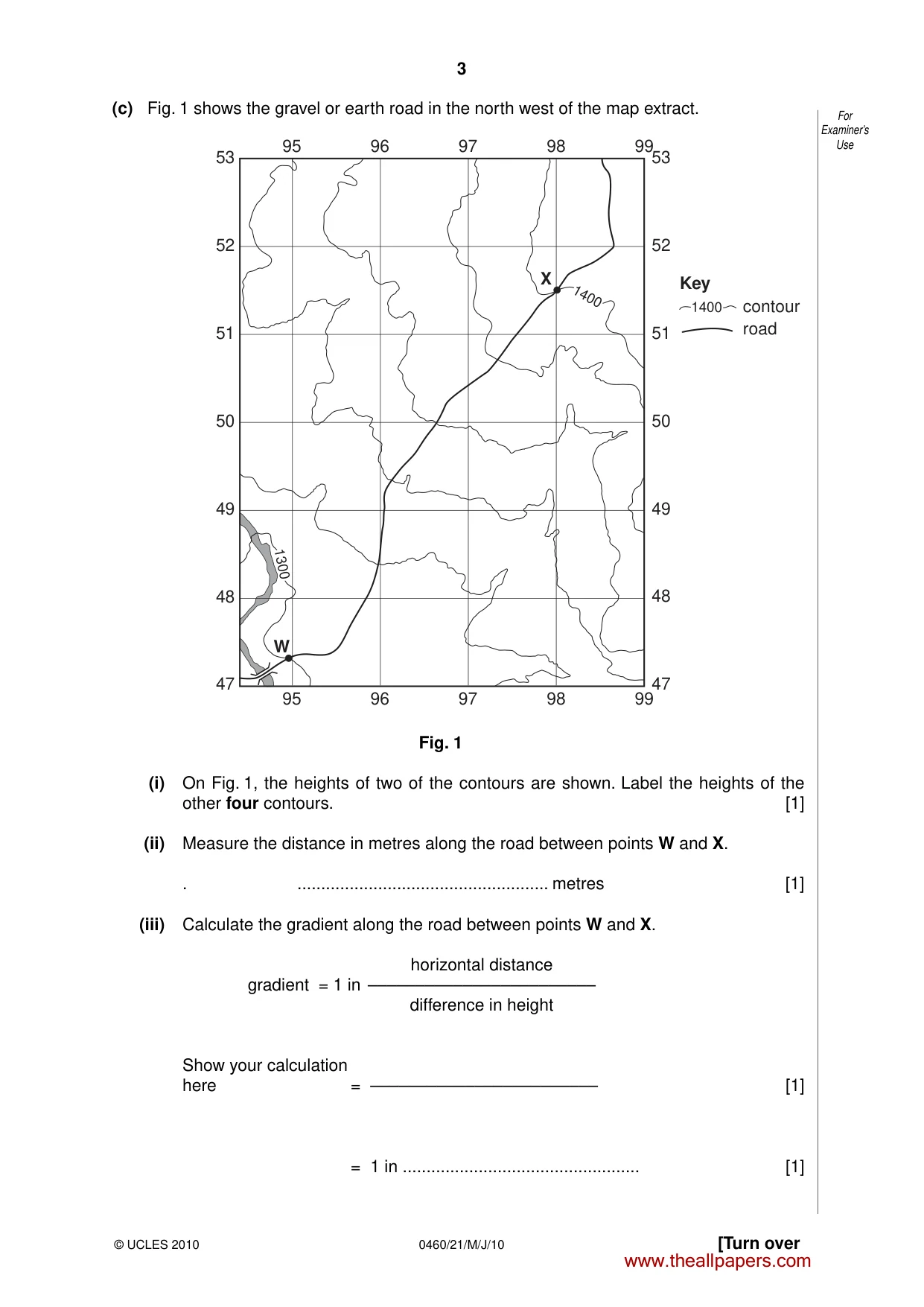 Cambridge IGCSE Geography 0460 2010 May/June Paper 2 · Variant 1 question paper, page 3 of 16