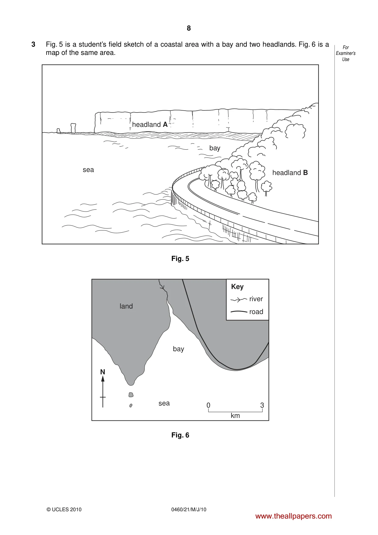 Cambridge IGCSE Geography 0460 2010 May/June Paper 2 · Variant 1 question paper, page 8 of 16