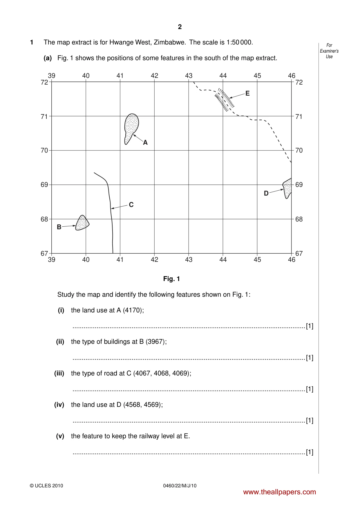 Cambridge IGCSE Geography 0460 2010 May/June Paper 2 · Variant 2 question paper, page 2 of 16