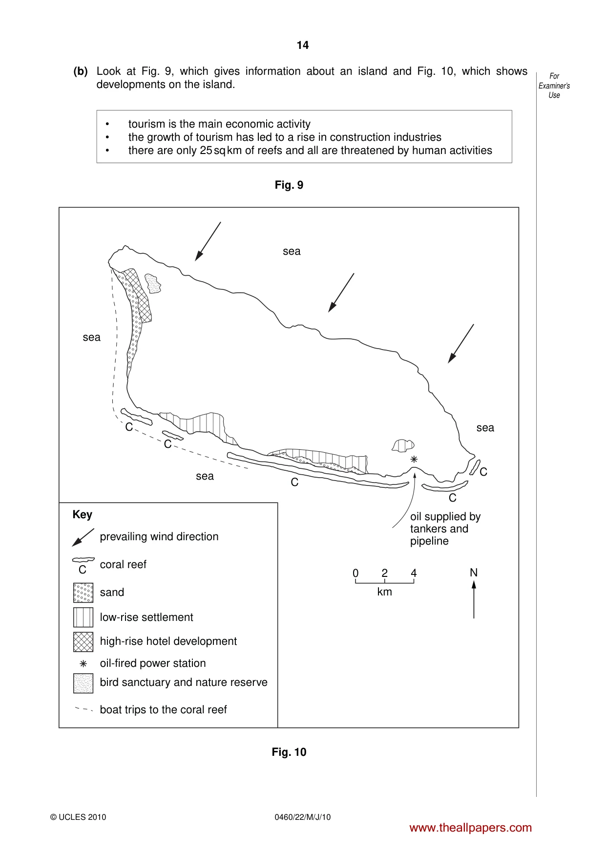 Cambridge IGCSE Geography 0460 2010 May/June Paper 2 · Variant 2 question paper, page 14 of 16