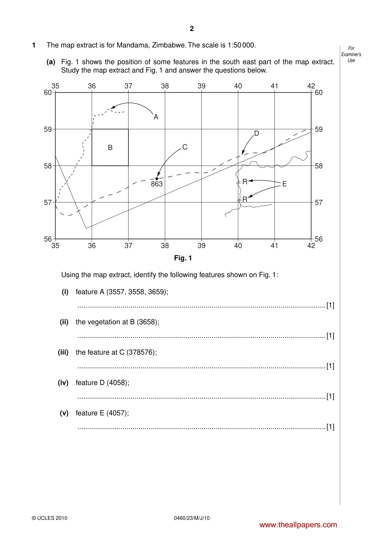 Cambridge IGCSE Geography 0460 2010 May/June Paper 2 · Variant 3 question paper, page 2 of 16