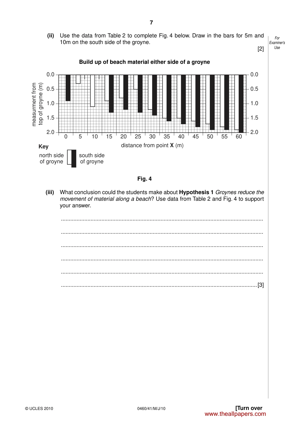Cambridge IGCSE Geography 0460 2010 May/June Paper 4 · Variant 1 question paper, page 7 of 16