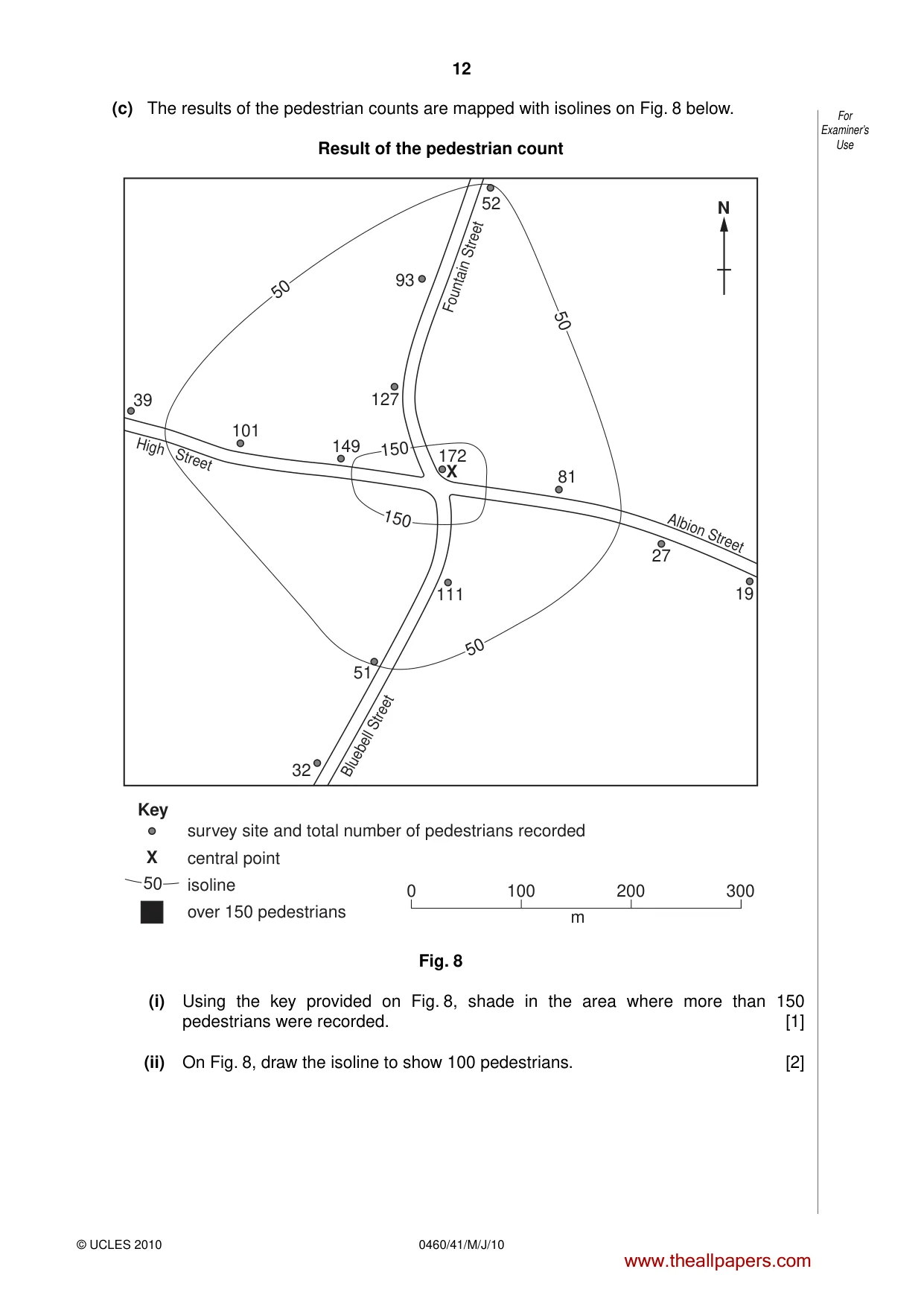 Cambridge IGCSE Geography 0460 2010 May/June Paper 4 · Variant 1 question paper, page 12 of 16