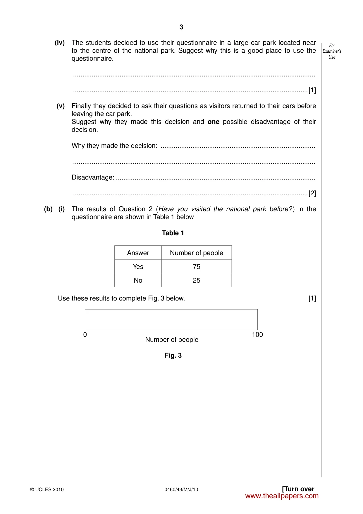 Cambridge IGCSE Geography 0460 2010 May/June Paper 4 · Variant 3 question paper, page 3 of 16