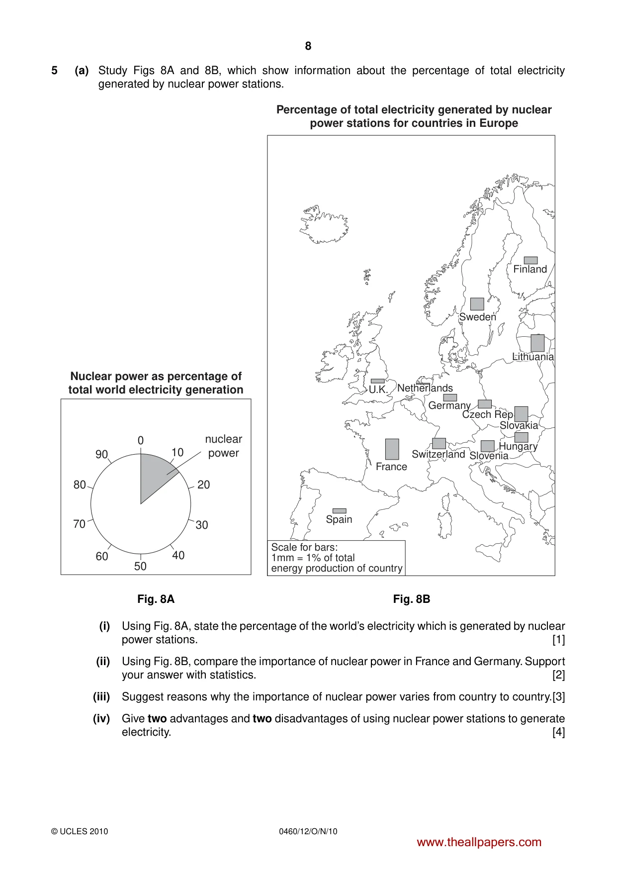 Cambridge IGCSE Geography 0460 2010 Oct/Nov Paper 1 · Variant 2 question paper, page 8 of 12