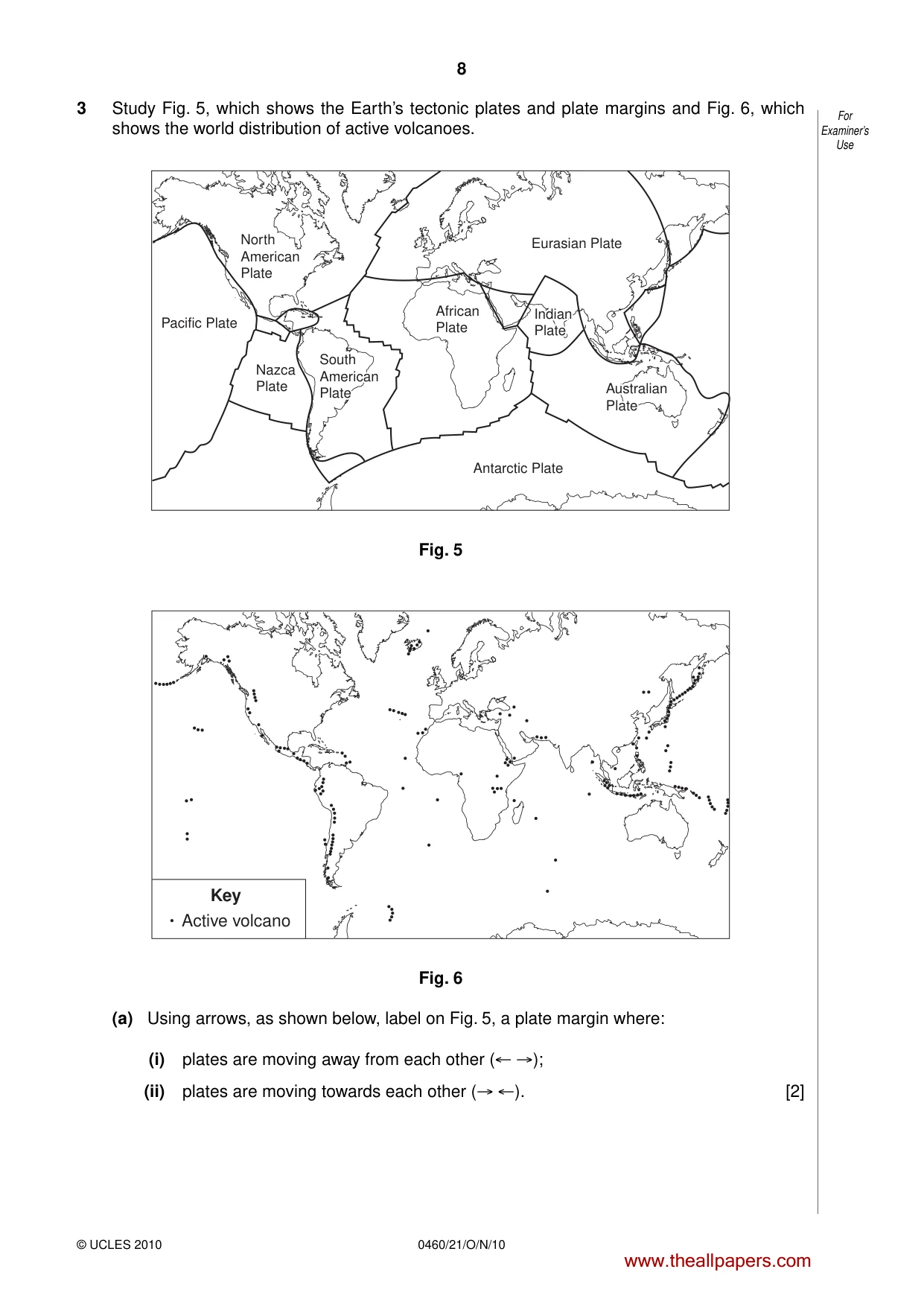 Cambridge IGCSE Geography 0460 2010 Oct/Nov Paper 2 · Variant 1 question paper, page 8 of 16