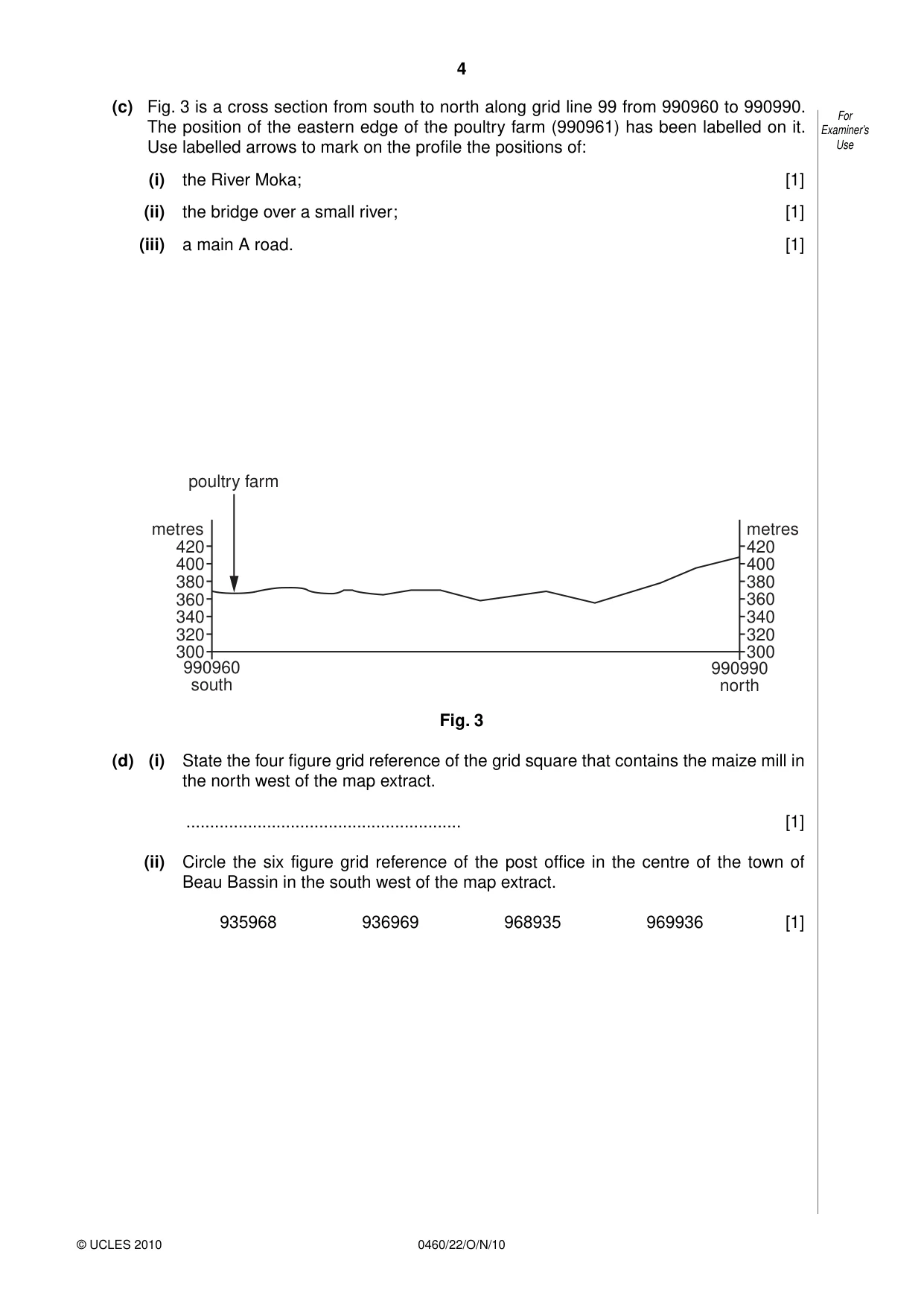 Cambridge IGCSE Geography 0460 2010 Oct/Nov Paper 2 · Variant 2 question paper, page 4 of 16