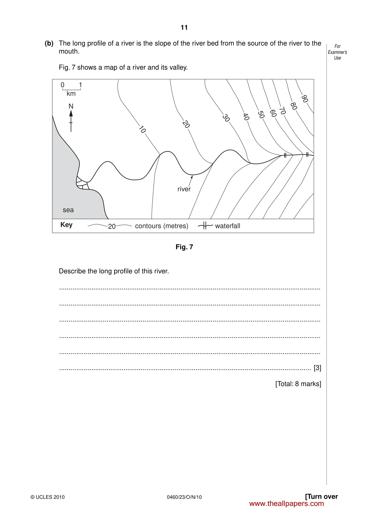 Cambridge IGCSE Geography 0460 2010 Oct/Nov Paper 2 · Variant 3 question paper, page 11 of 16