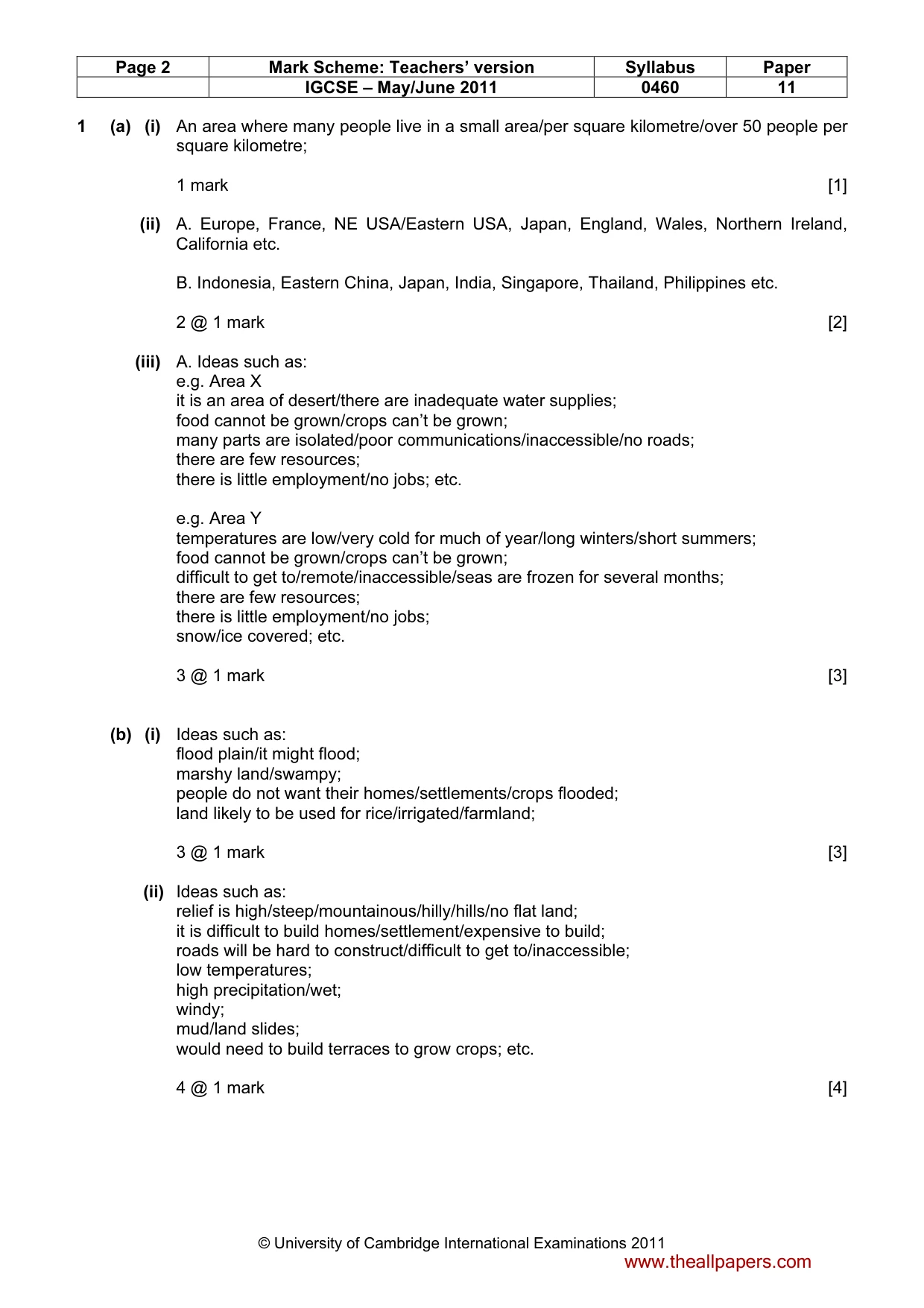 Mark scheme, page 2 of 13