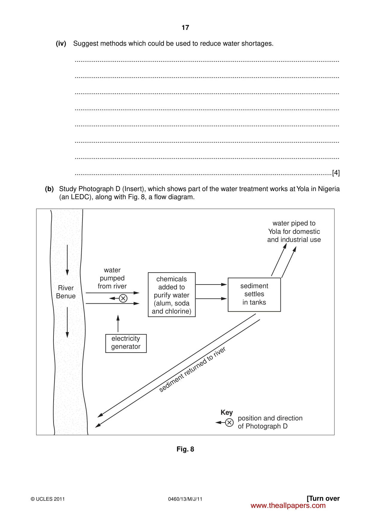 Cambridge IGCSE Geography 0460 2011 May/June Paper 1 · Variant 3 question paper, page 17 of 24