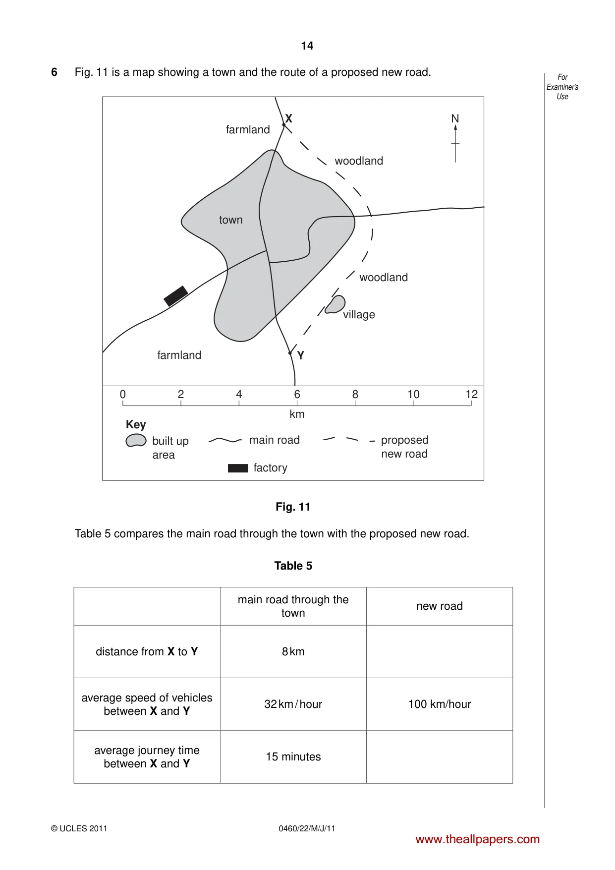 Cambridge IGCSE Geography 0460 2011 May/June Paper 2 · Variant 2 question paper, page 14 of 16