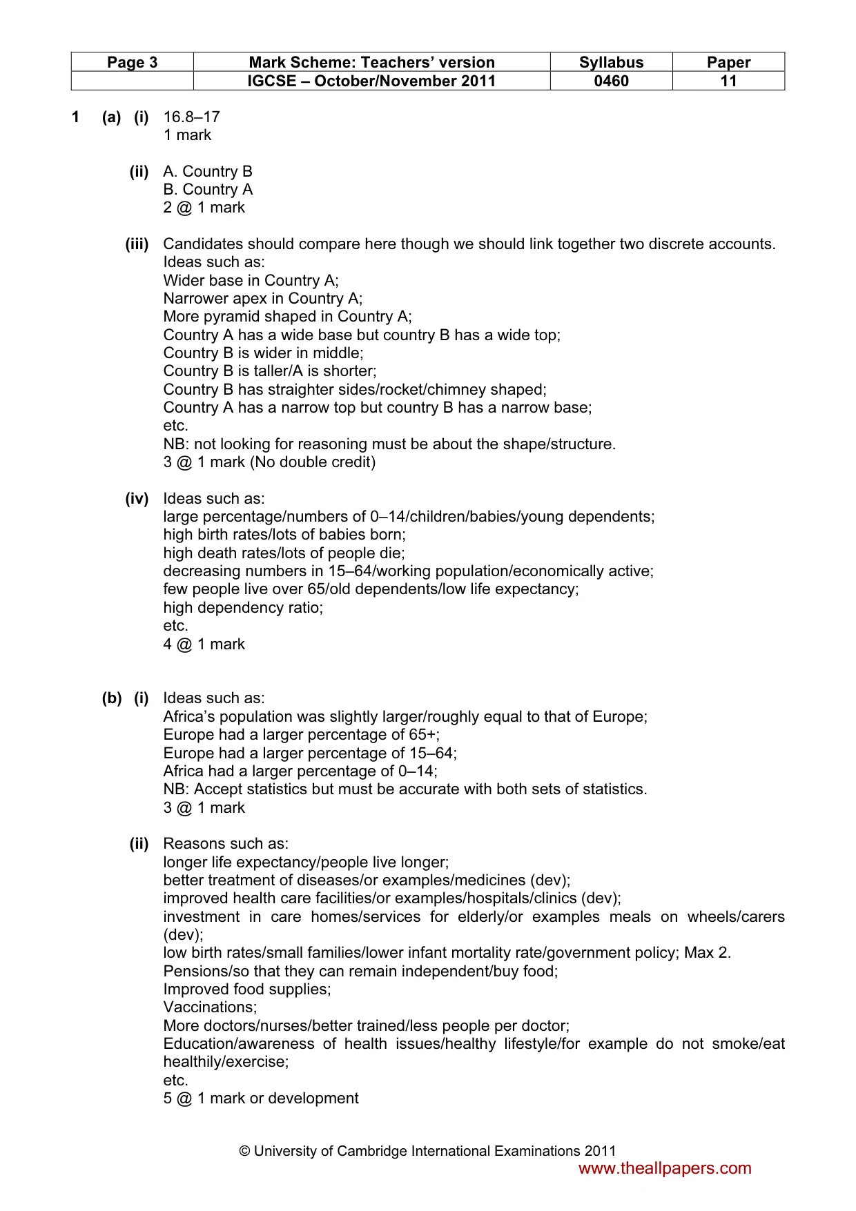 Mark scheme, page 3 of 14