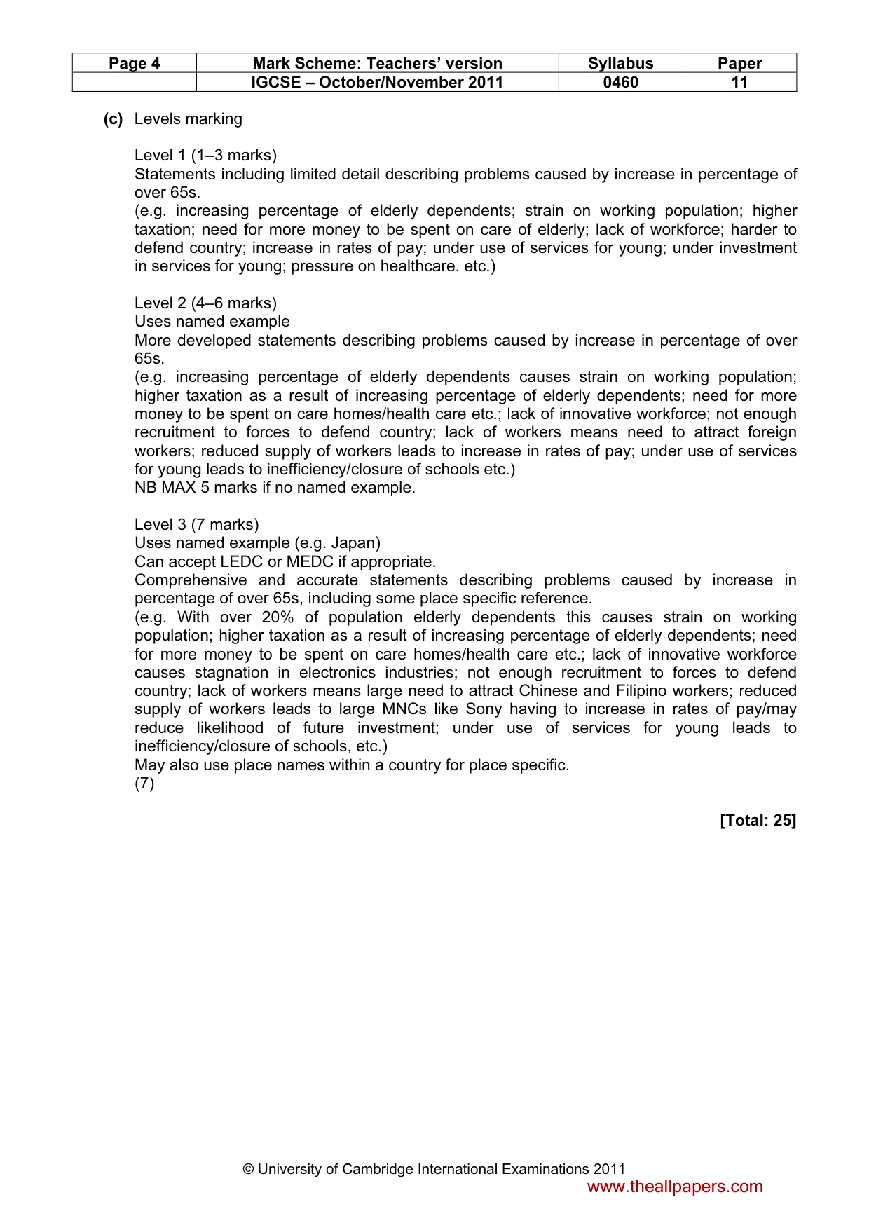 Mark scheme, page 4 of 14