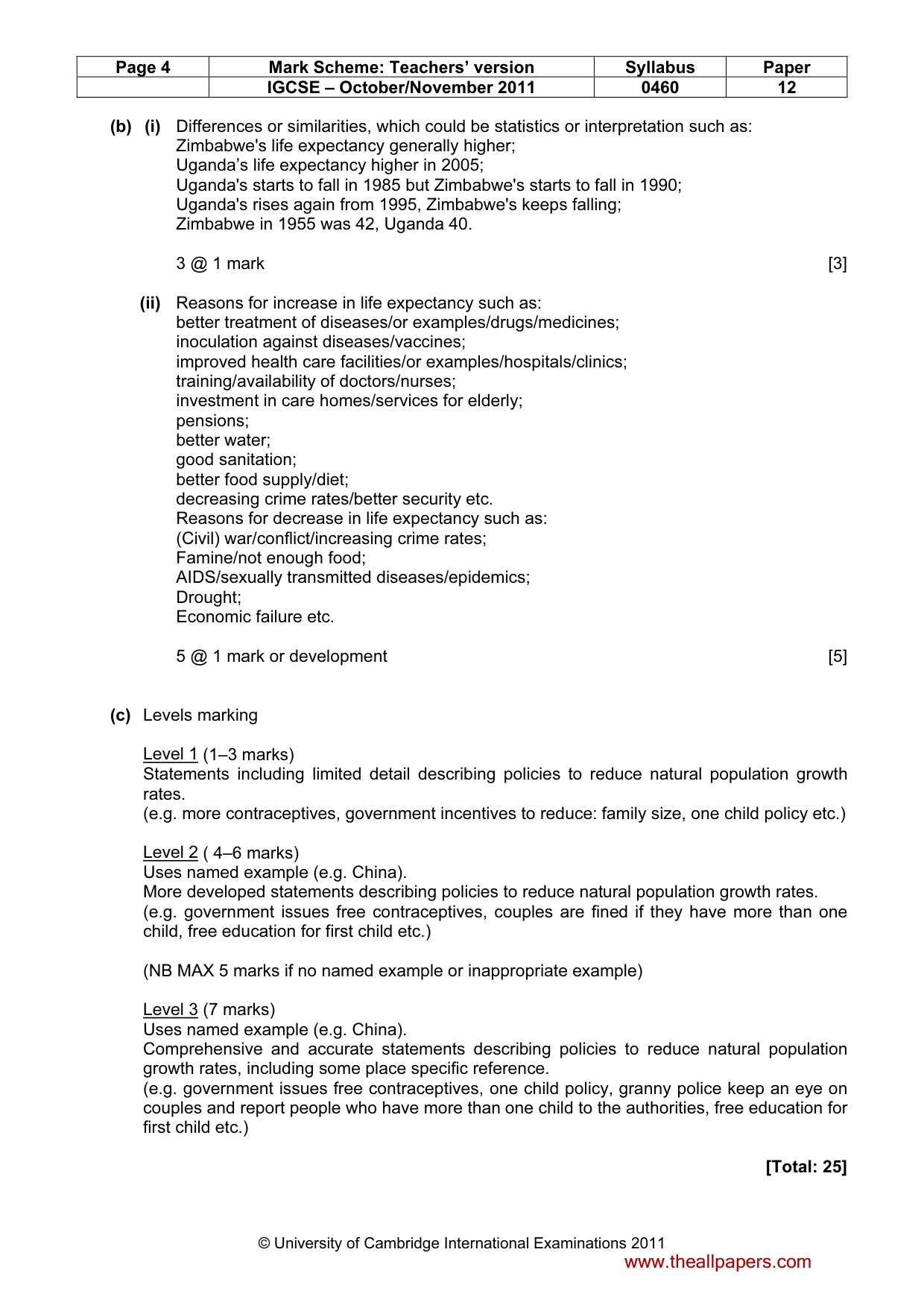 Mark scheme, page 4 of 17