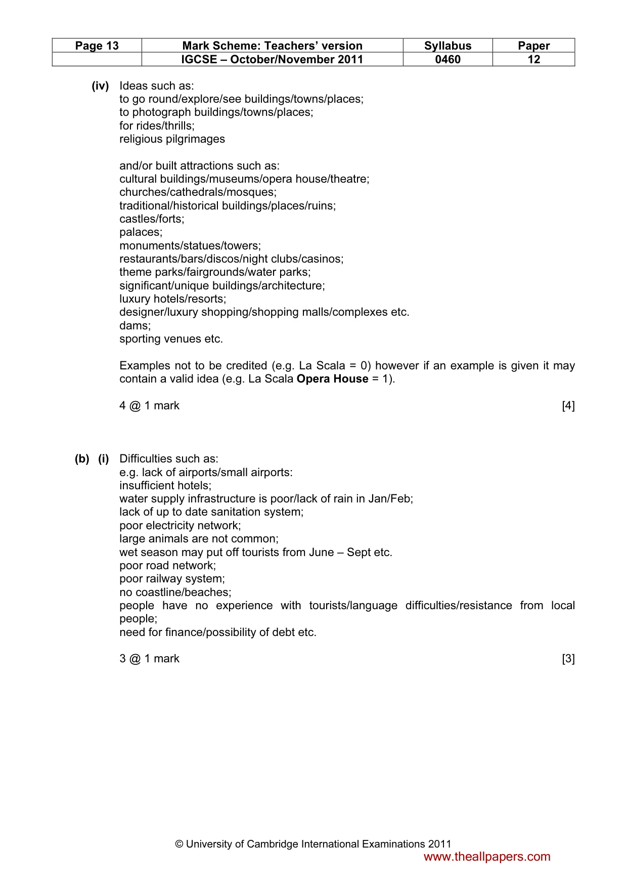 Mark scheme, page 13 of 17