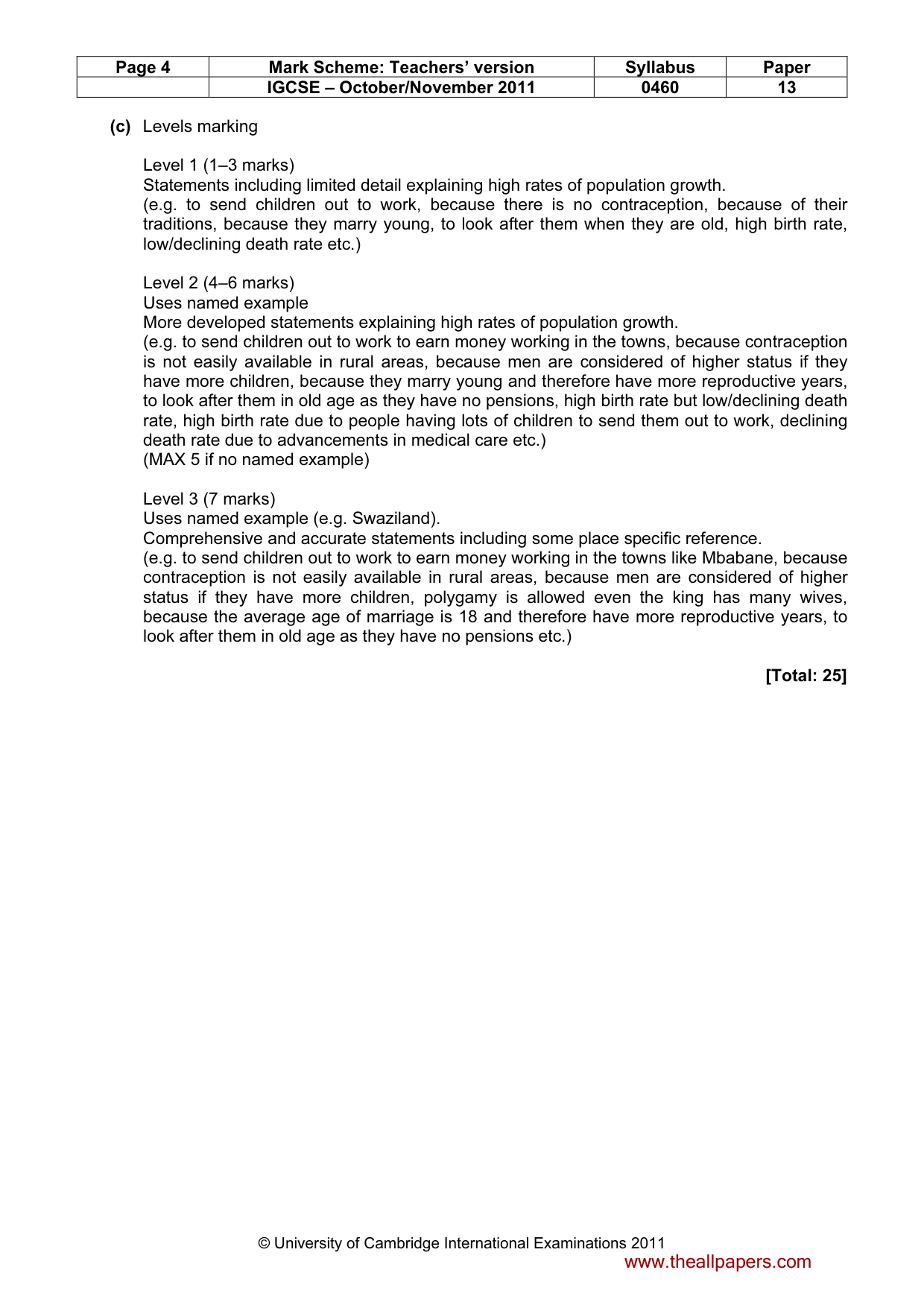 Mark scheme, page 4 of 14