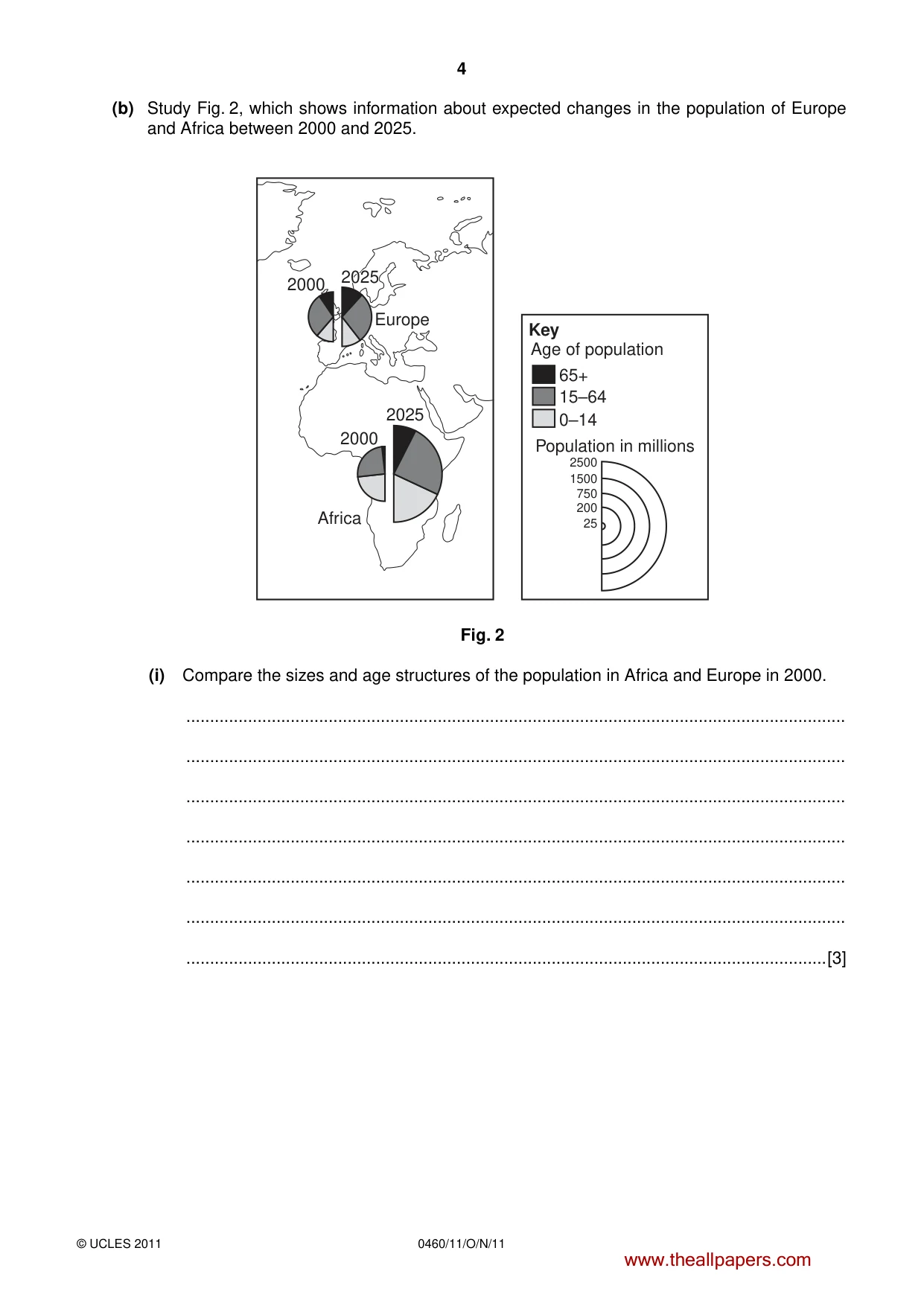 Cambridge IGCSE Geography 0460 2011 Oct/Nov Paper 1 · Variant 1 question paper, page 4 of 24