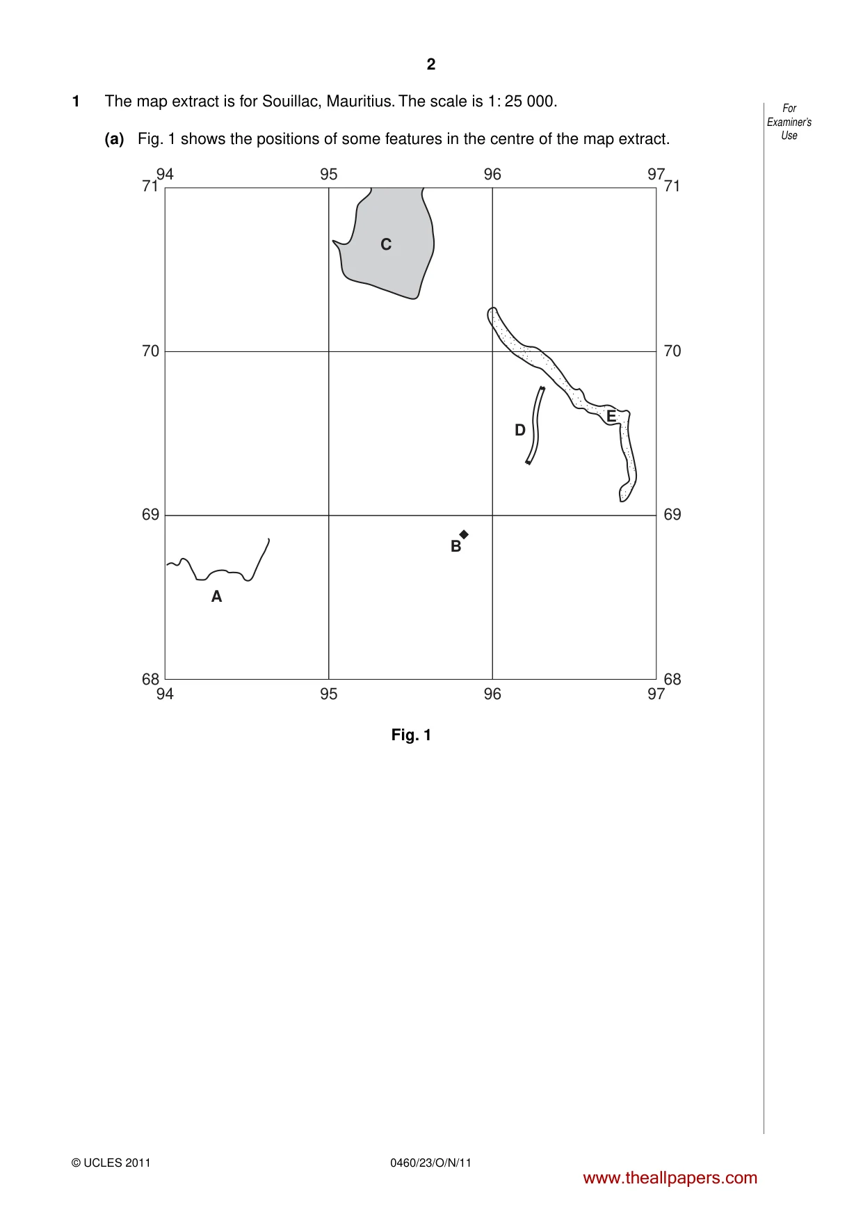 Cambridge IGCSE Geography 0460 2011 Oct/Nov Paper 2 · Variant 3 question paper, page 2 of 16