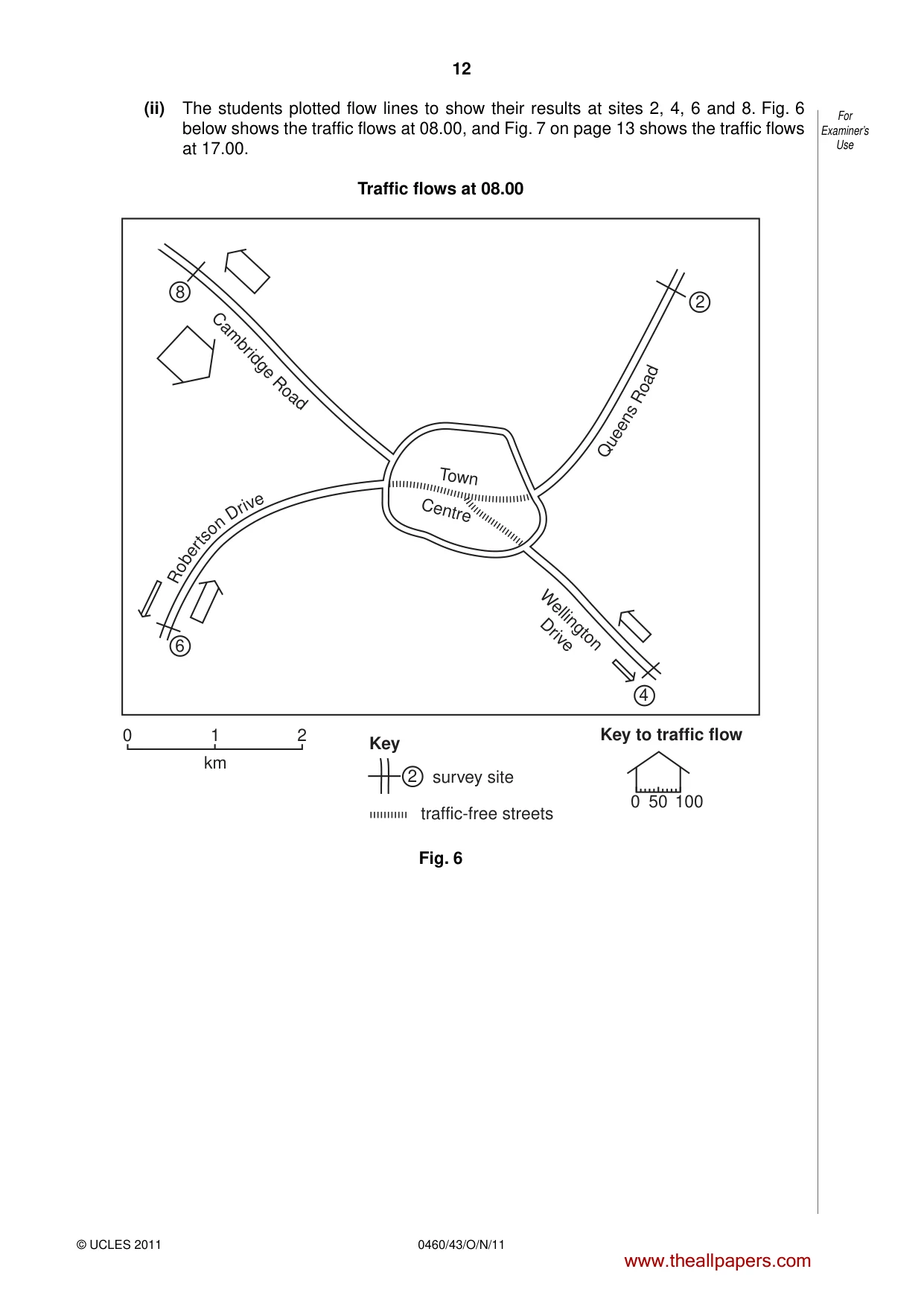 Cambridge IGCSE Geography 0460 2011 Oct/Nov Paper 4 · Variant 3 question paper, page 12 of 16