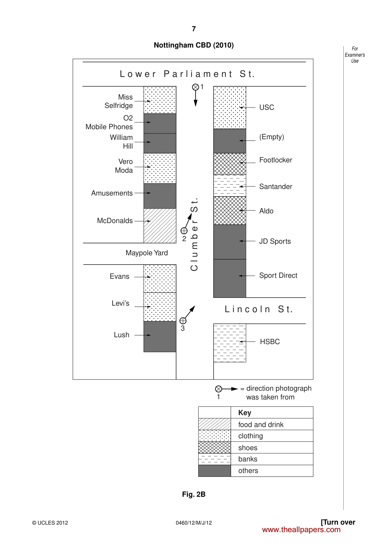 Cambridge IGCSE Geography 0460 2012 May/June Paper 1 · Variant 2 question paper, page 7 of 28