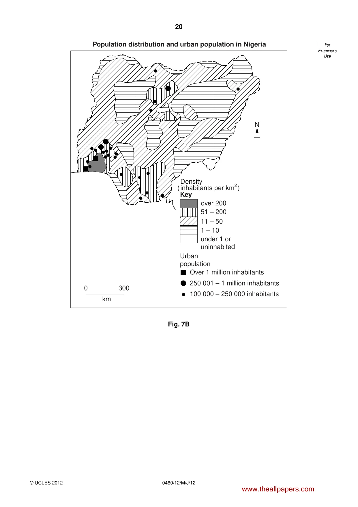 Cambridge IGCSE Geography 0460 2012 May/June Paper 1 · Variant 2 question paper, page 20 of 28