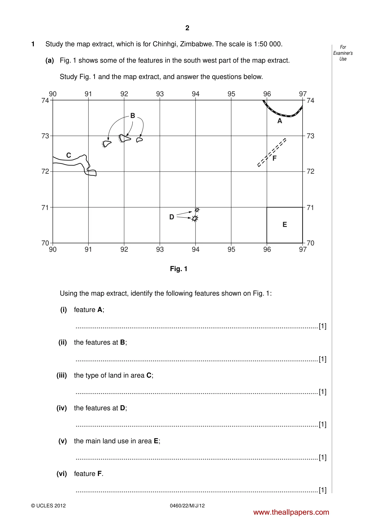 Cambridge IGCSE Geography 0460 2012 May/June Paper 2 · Variant 2 question paper, page 2 of 16