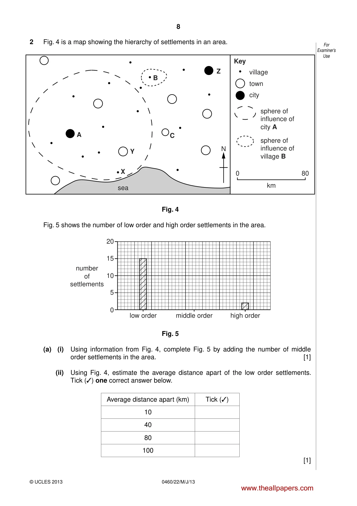 Cambridge IGCSE Geography 0460 2013 May/June Paper 2 · Variant 2 question paper, page 8 of 24