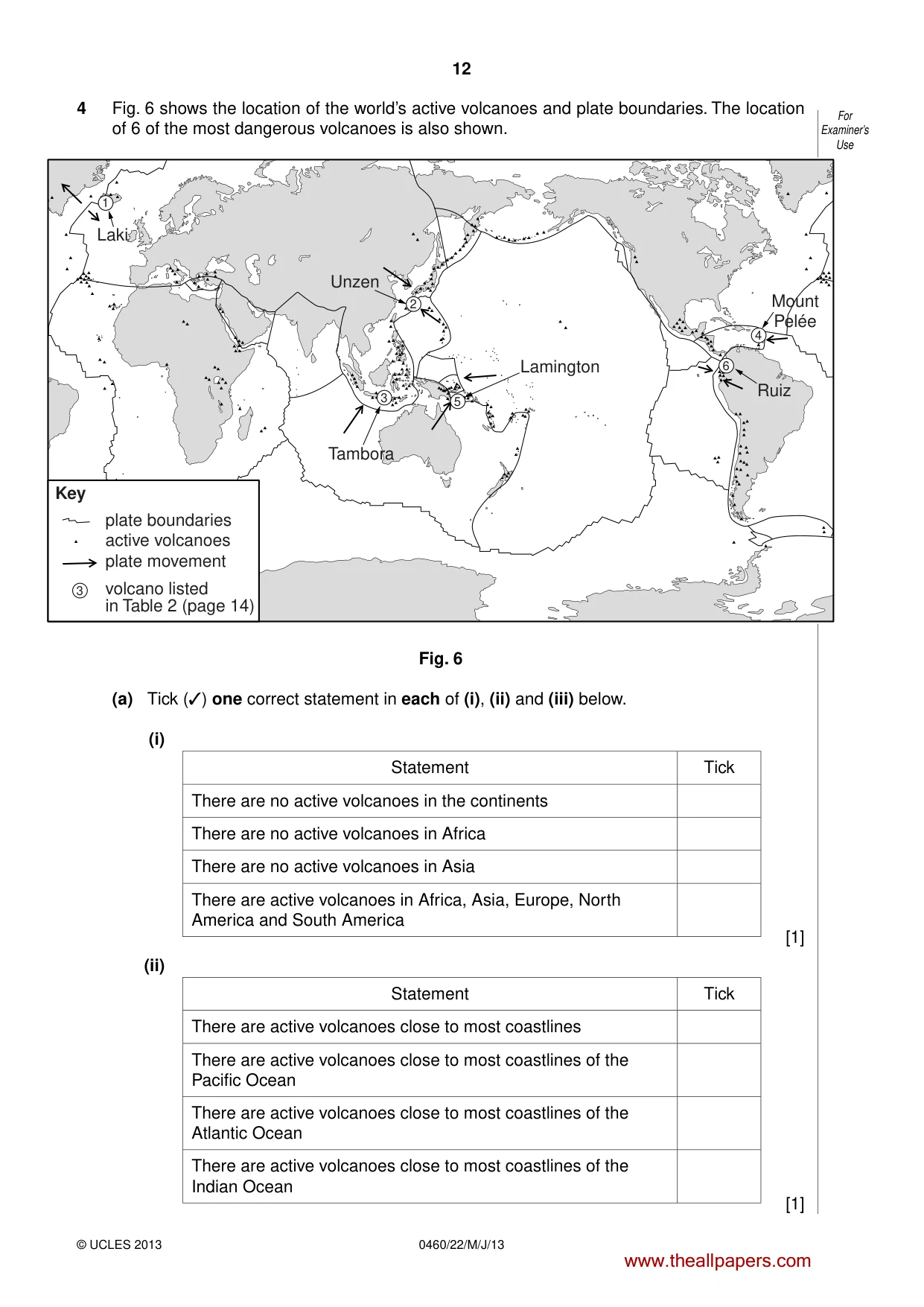 Cambridge IGCSE Geography 0460 2013 May/June Paper 2 · Variant 2 question paper, page 12 of 24