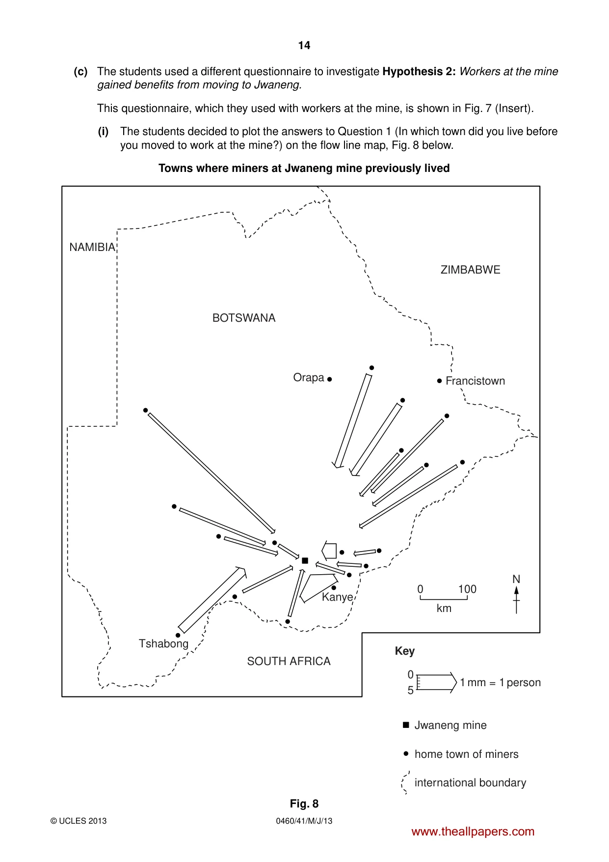 Cambridge IGCSE Geography 0460 2013 May/June Paper 4 · Variant 1 question paper, page 14 of 16