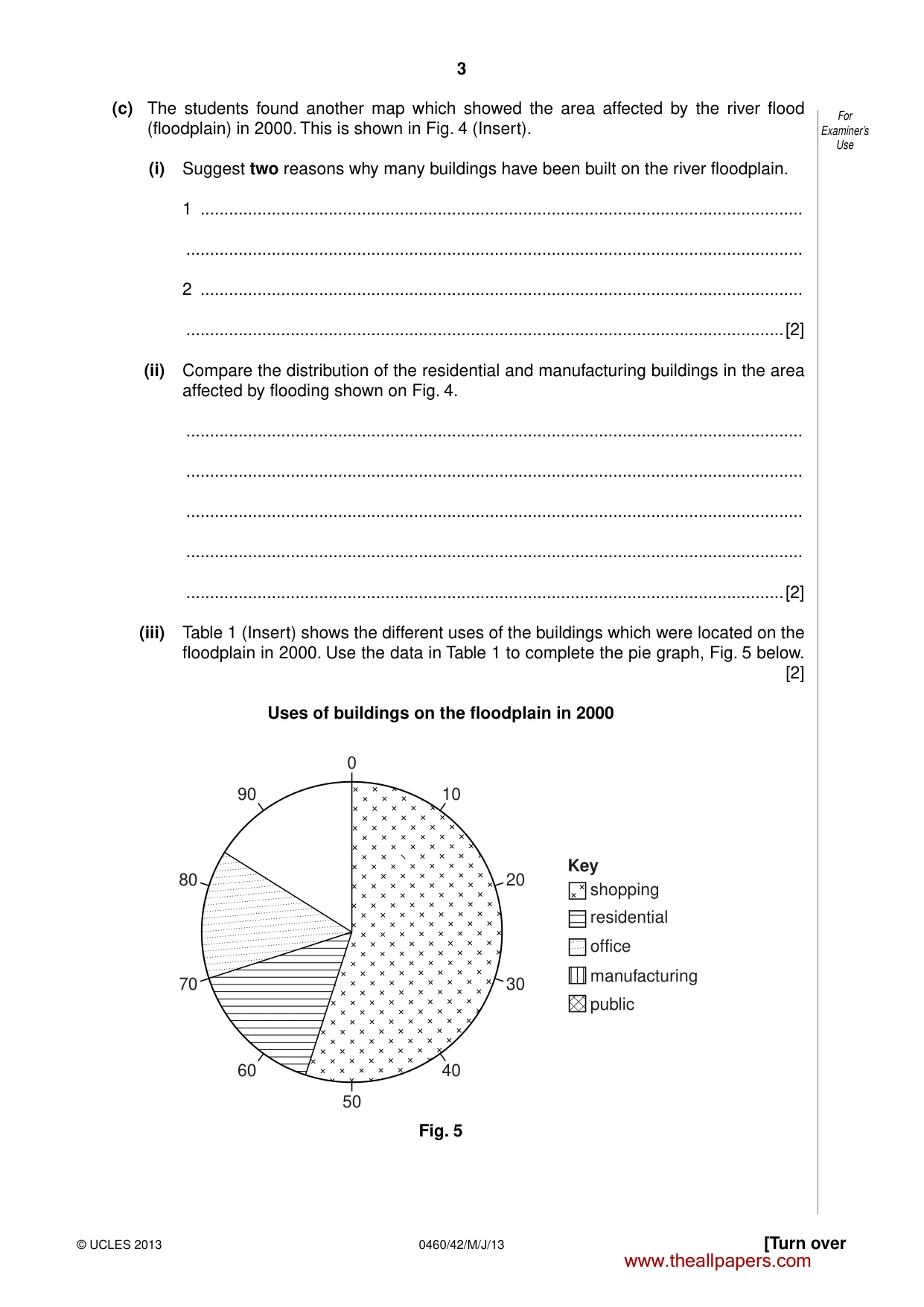 Cambridge IGCSE Geography 0460 2013 May/June Paper 4 · Variant 2 question paper, page 3 of 12