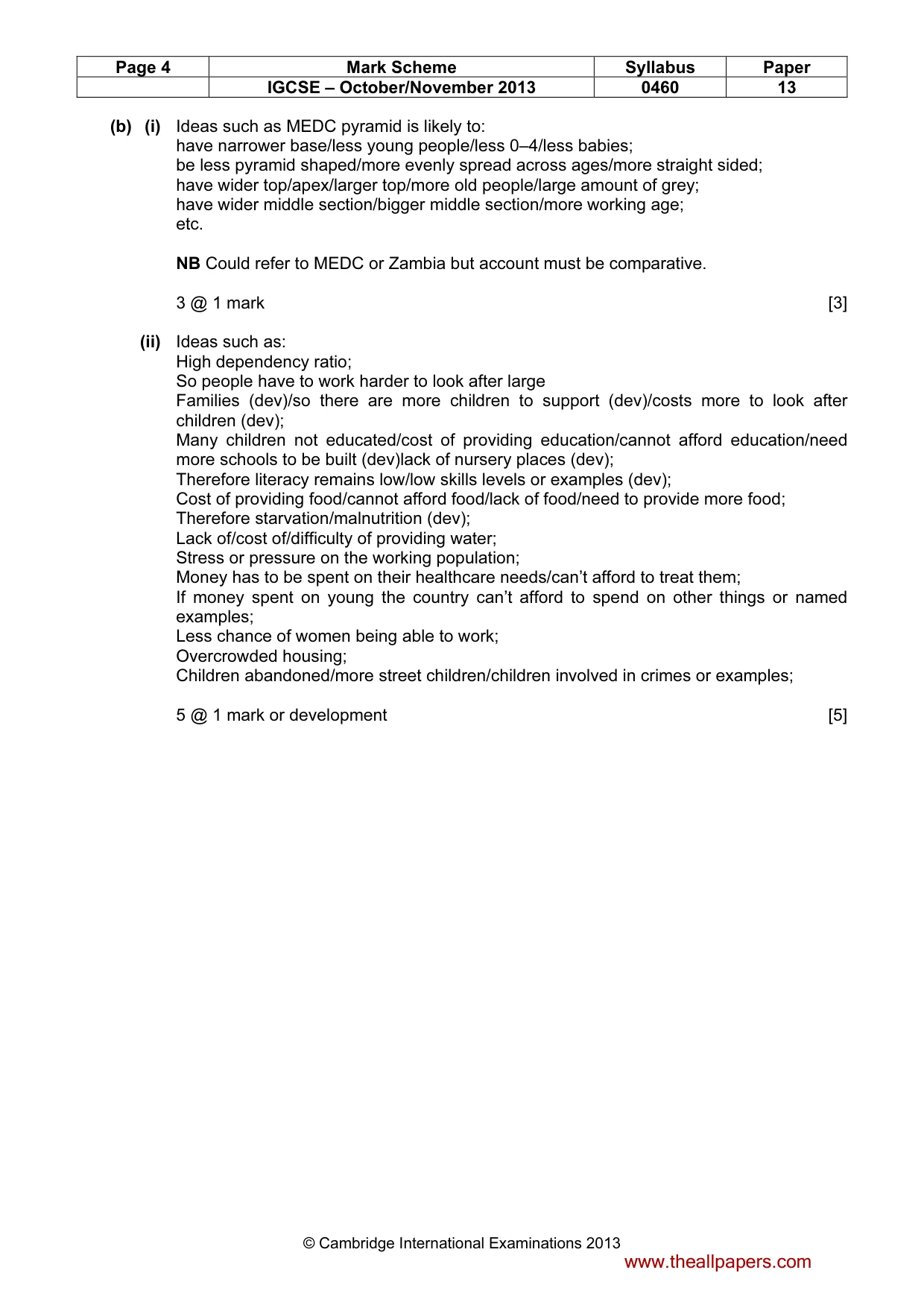 Mark scheme, page 4 of 14