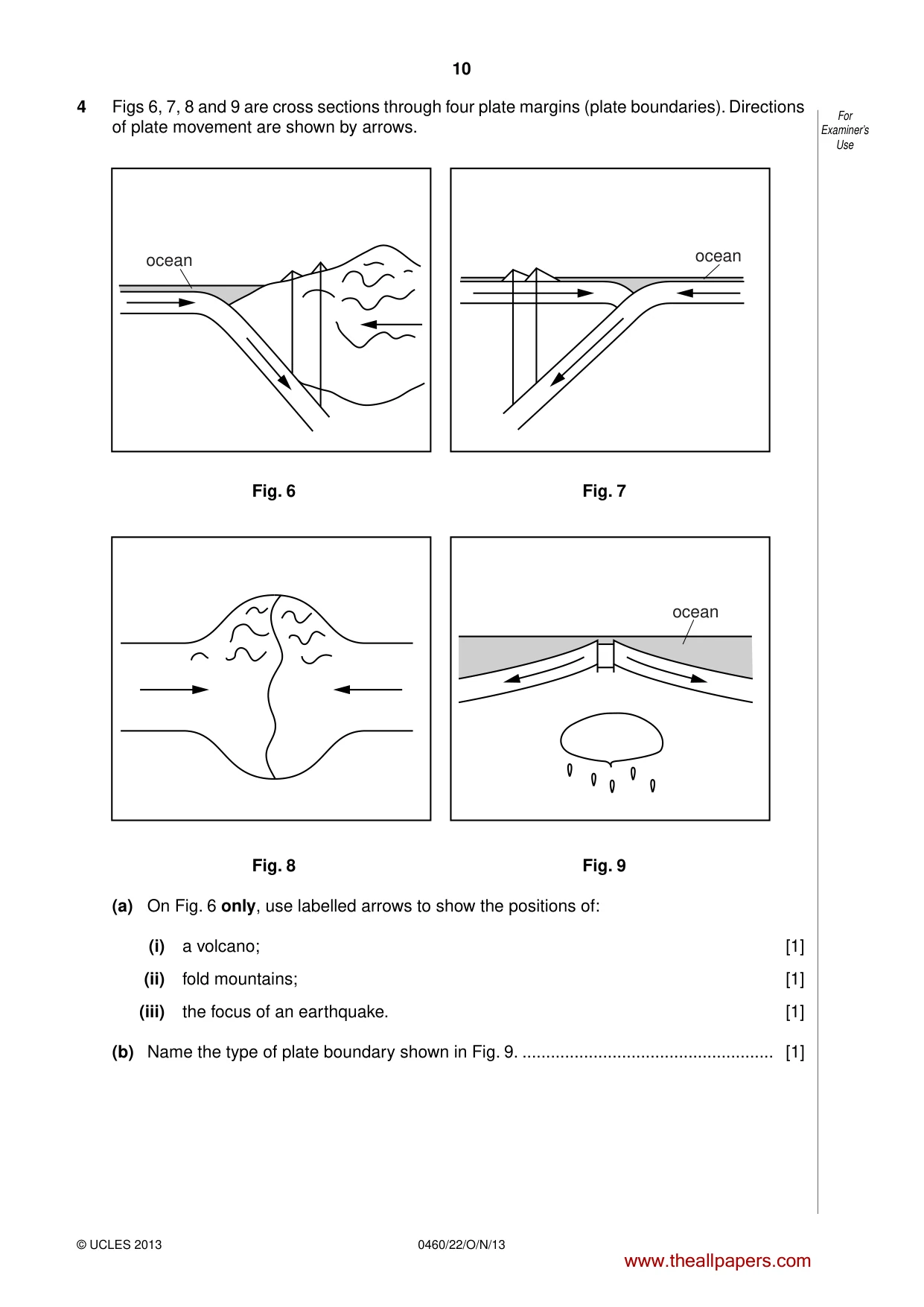 Cambridge IGCSE Geography 0460 2013 Oct/Nov Paper 2 · Variant 2 question paper, page 10 of 16