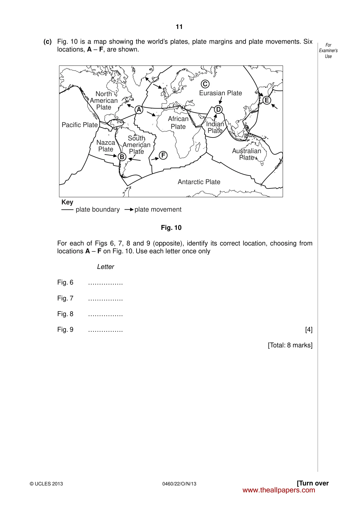 Cambridge IGCSE Geography 0460 2013 Oct/Nov Paper 2 · Variant 2 question paper, page 11 of 16