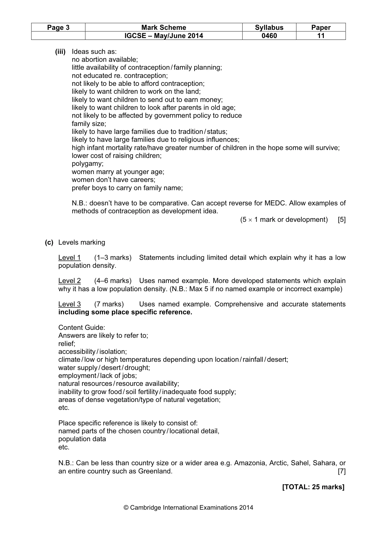 Mark scheme, page 3 of 13