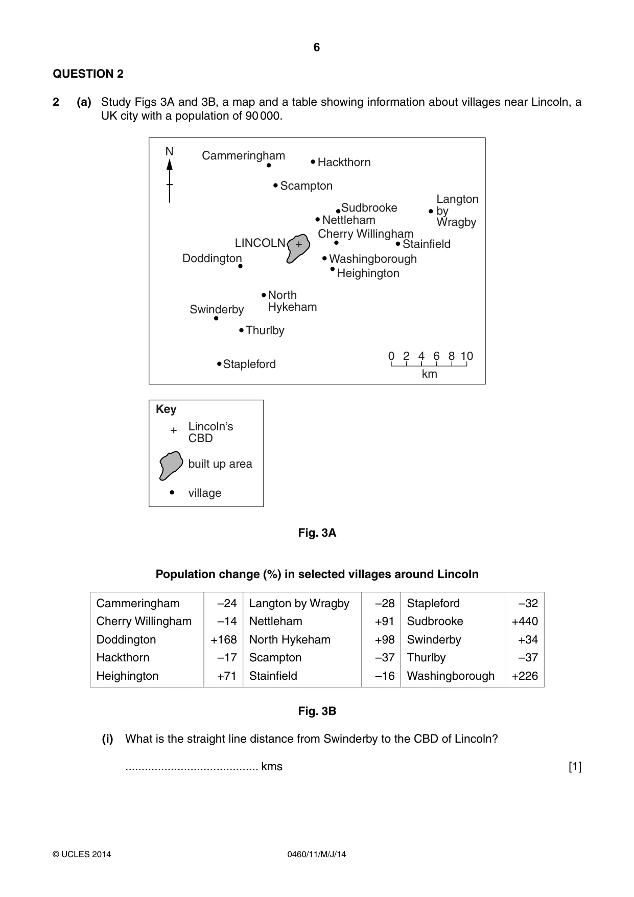 Cambridge IGCSE Geography 0460 2014 May/June Paper 1 · Variant 1 question paper, page 6 of 28
