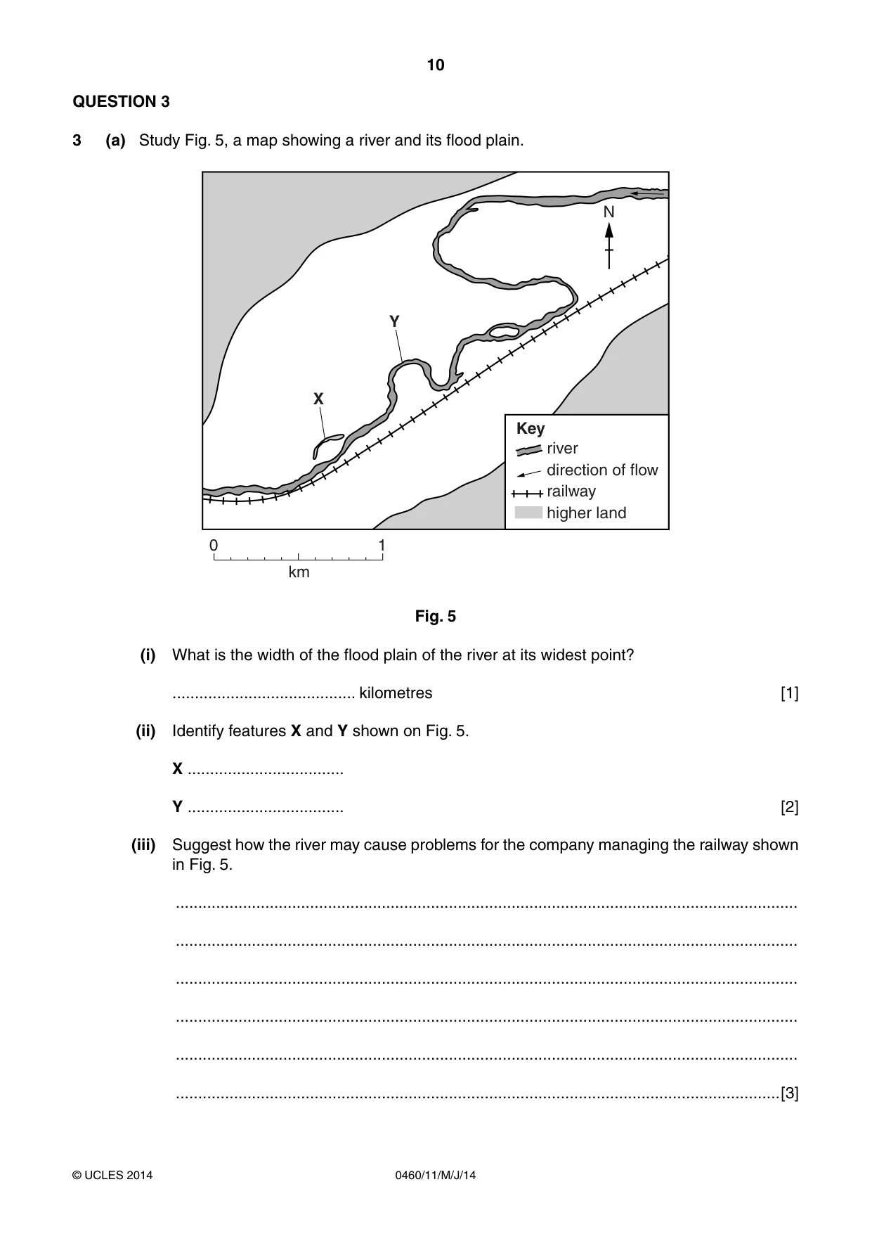 Cambridge IGCSE Geography 0460 2014 May/June Paper 1 · Variant 1 question paper, page 10 of 28