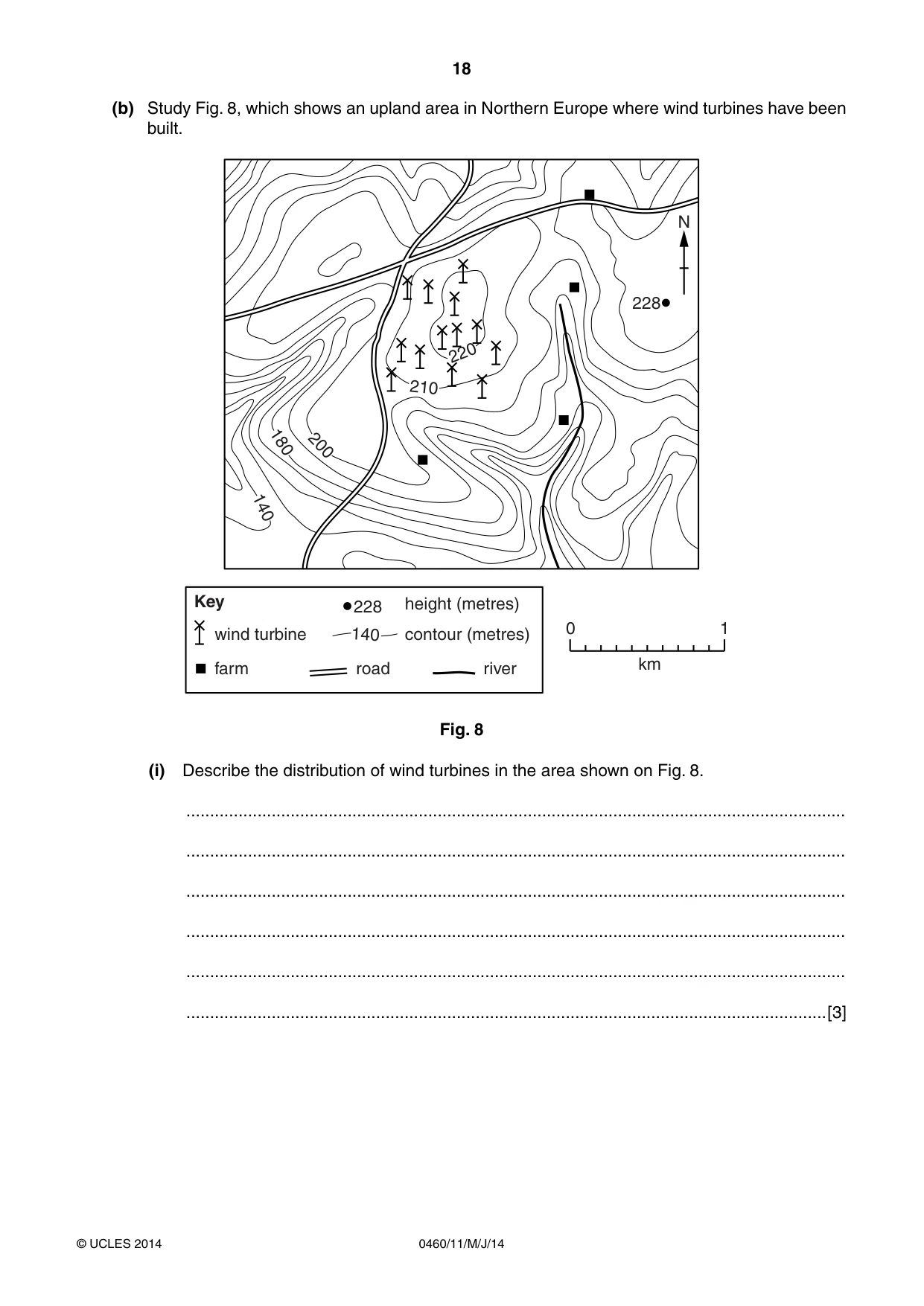 Cambridge IGCSE Geography 0460 2014 May/June Paper 1 · Variant 1 question paper, page 18 of 28