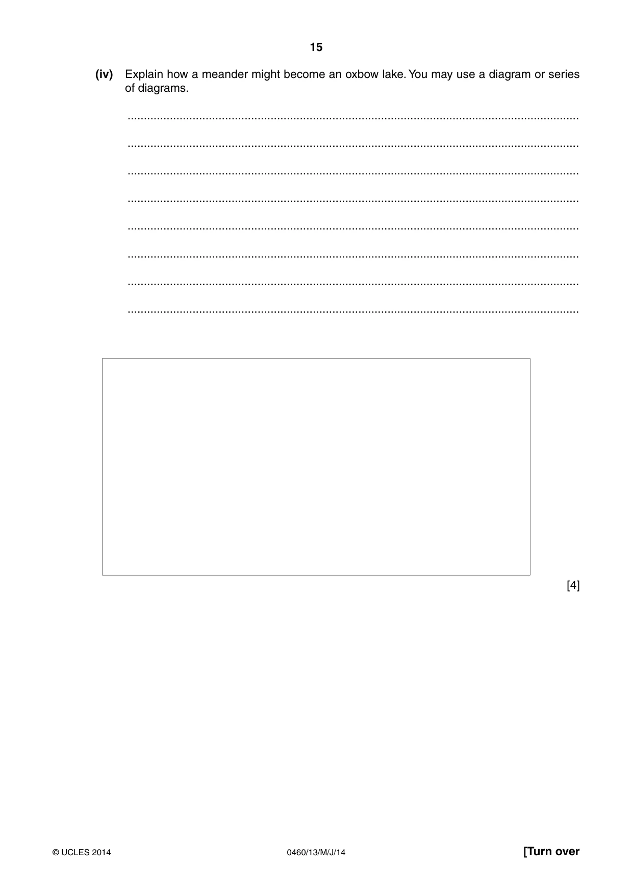 Cambridge IGCSE Geography 0460 2014 May/June Paper 1 · Variant 3 question paper, page 15 of 28