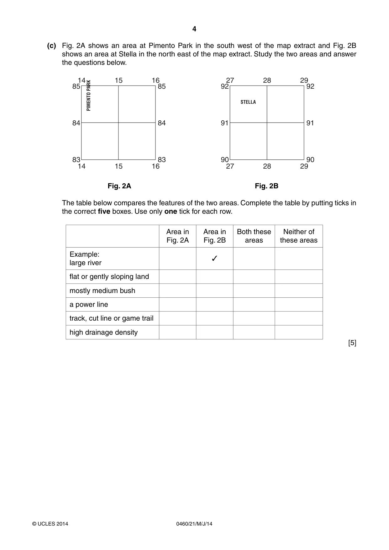 Cambridge IGCSE Geography 0460 2014 May/June Paper 2 · Variant 1 question paper, page 4 of 16
