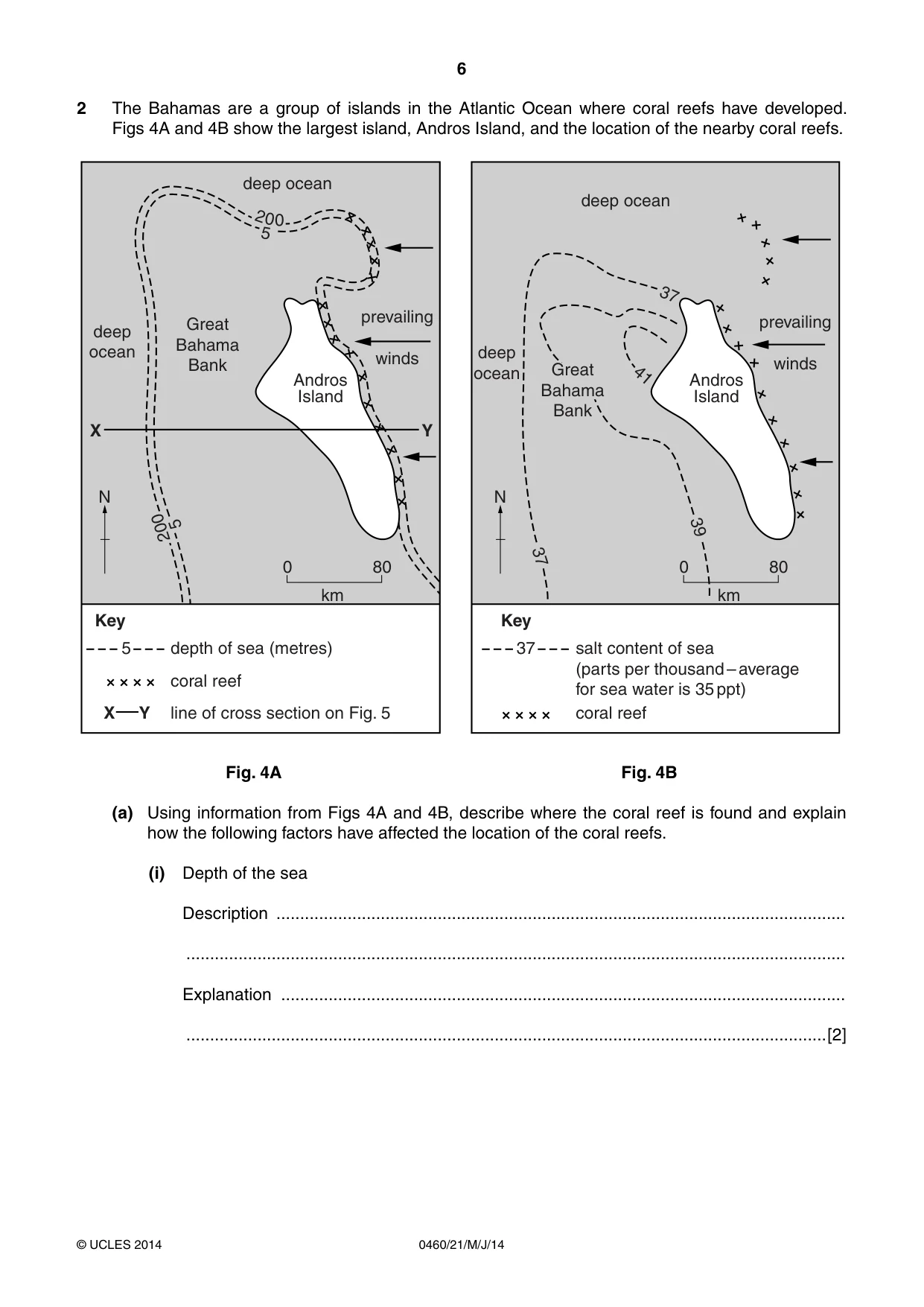 Cambridge IGCSE Geography 0460 2014 May/June Paper 2 · Variant 1 question paper, page 6 of 16