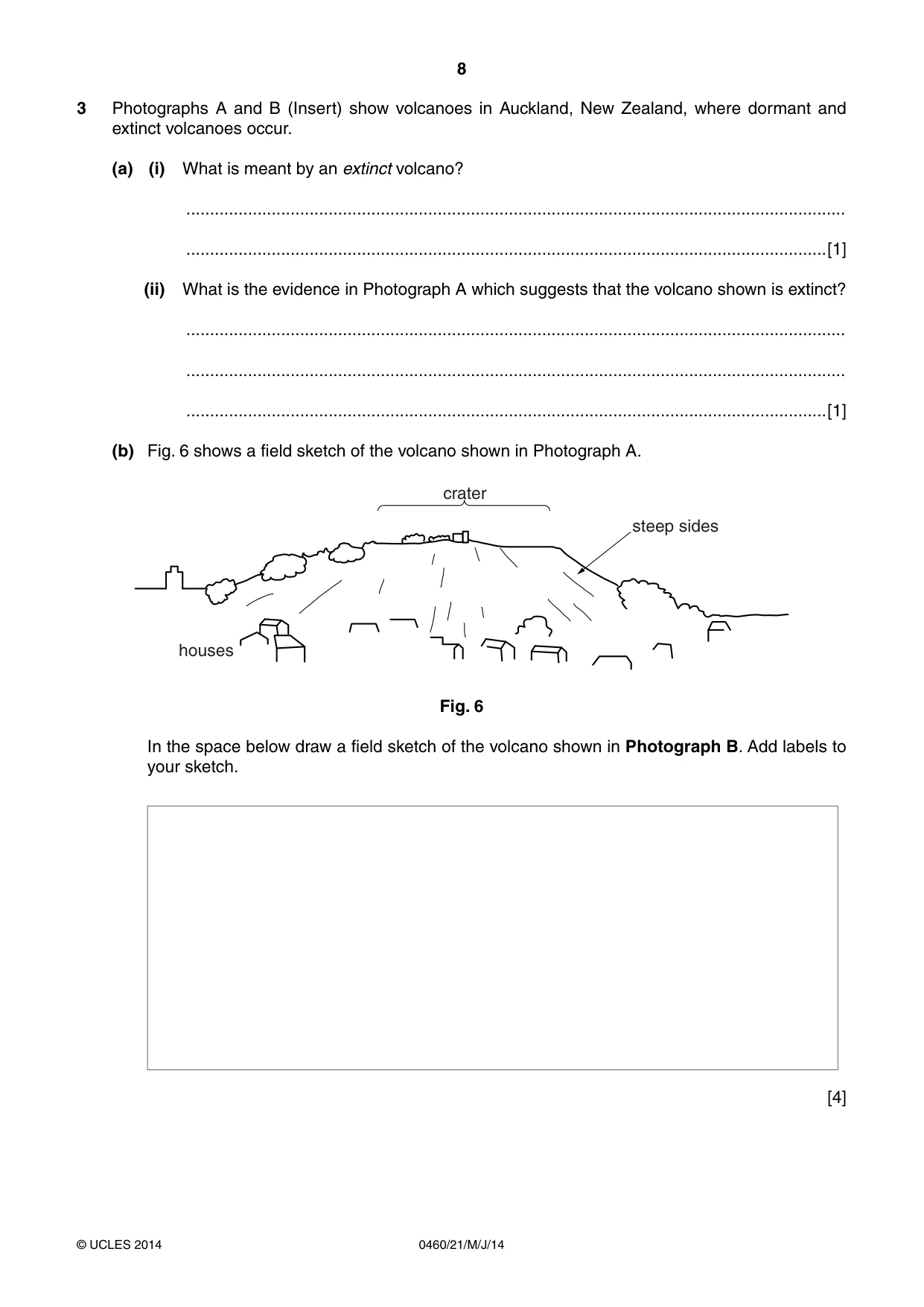 Cambridge IGCSE Geography 0460 2014 May/June Paper 2 · Variant 1 question paper, page 8 of 16