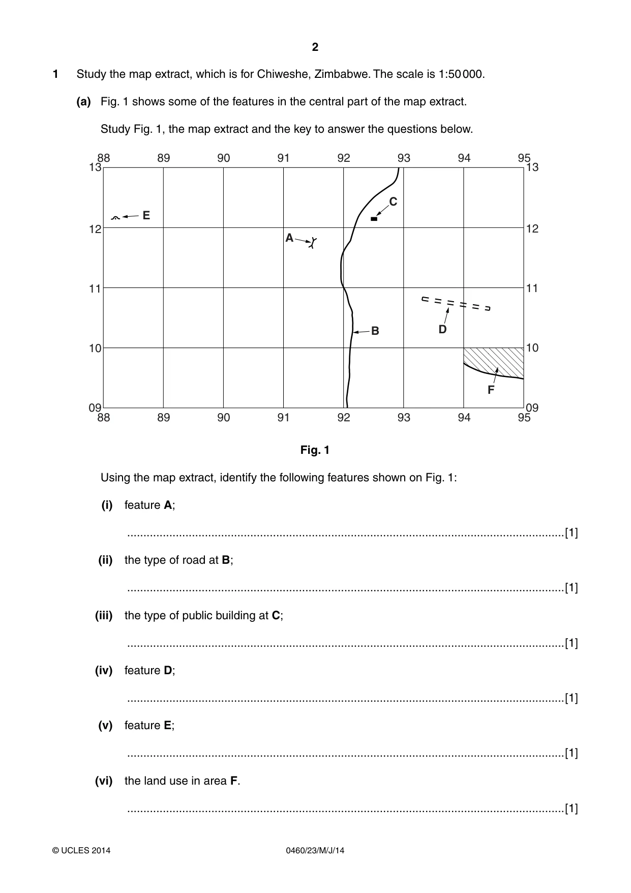 Cambridge IGCSE Geography 0460 2014 May/June Paper 2 · Variant 3 question paper, page 2 of 16