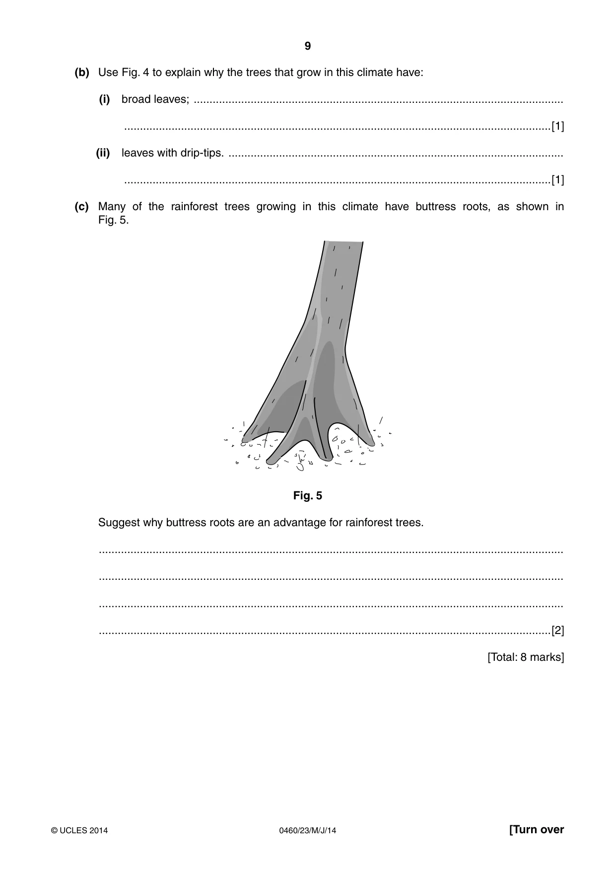 Cambridge IGCSE Geography 0460 2014 May/June Paper 2 · Variant 3 question paper, page 9 of 16