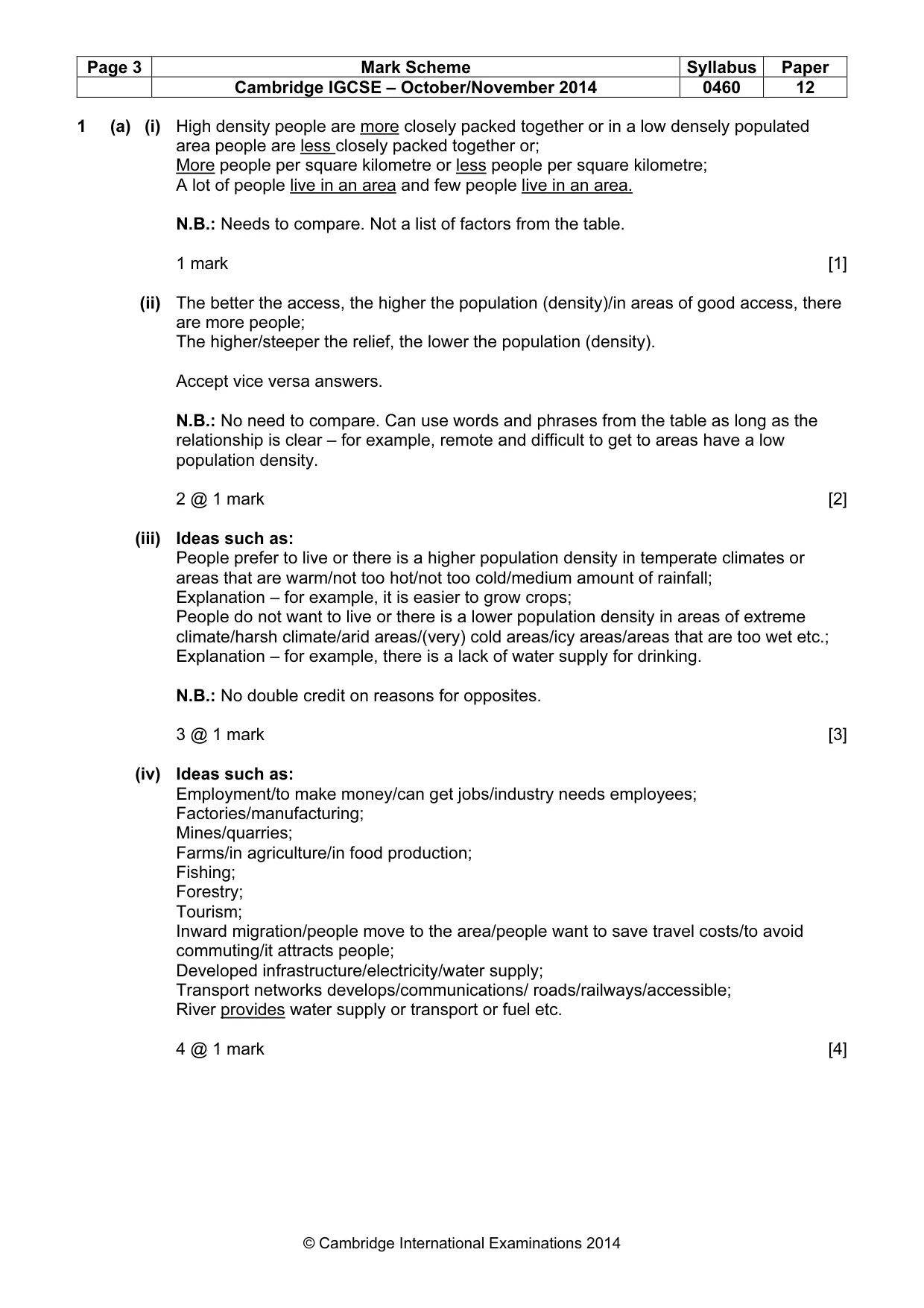 Mark scheme, page 3 of 18