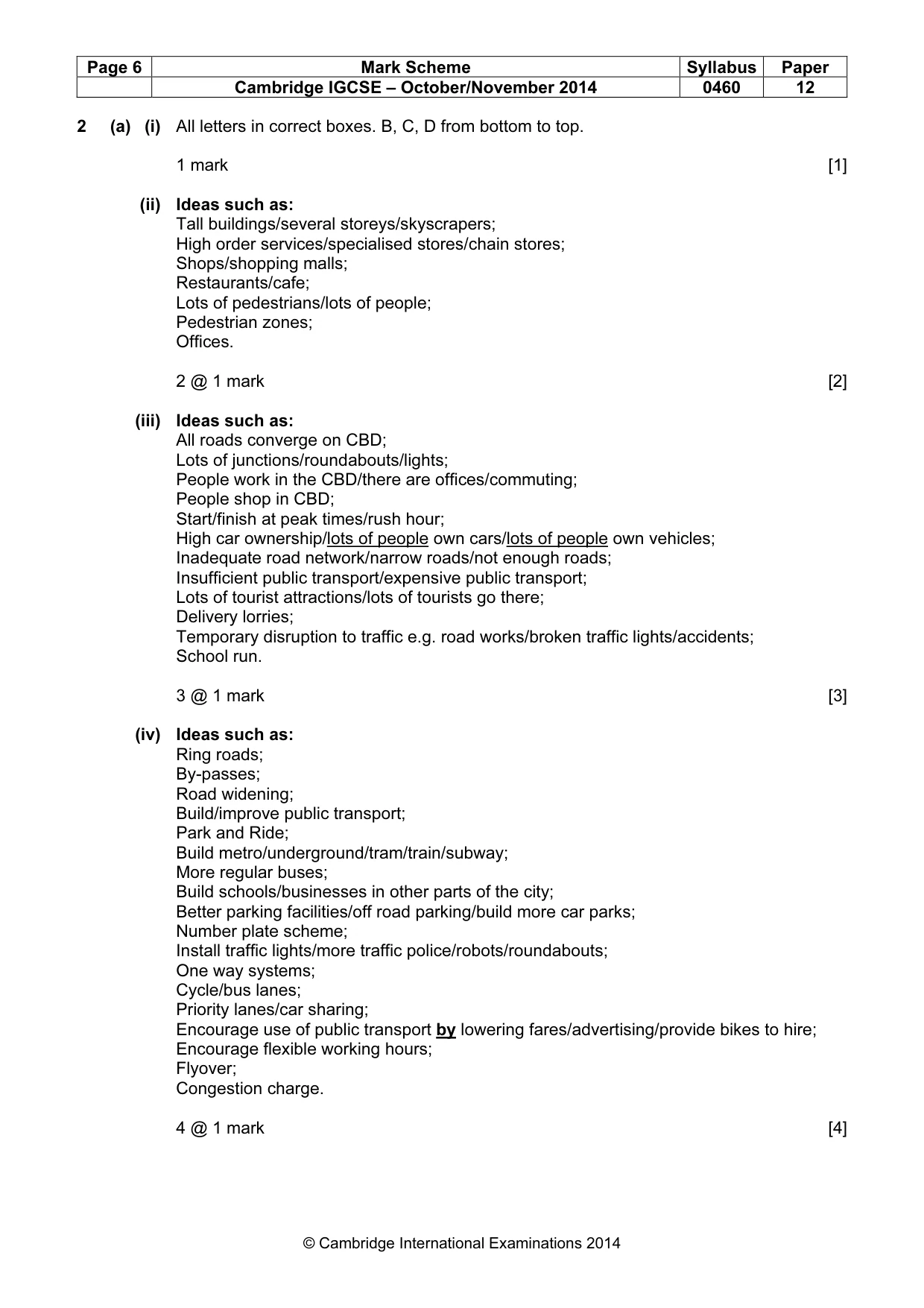 Mark scheme, page 6 of 18