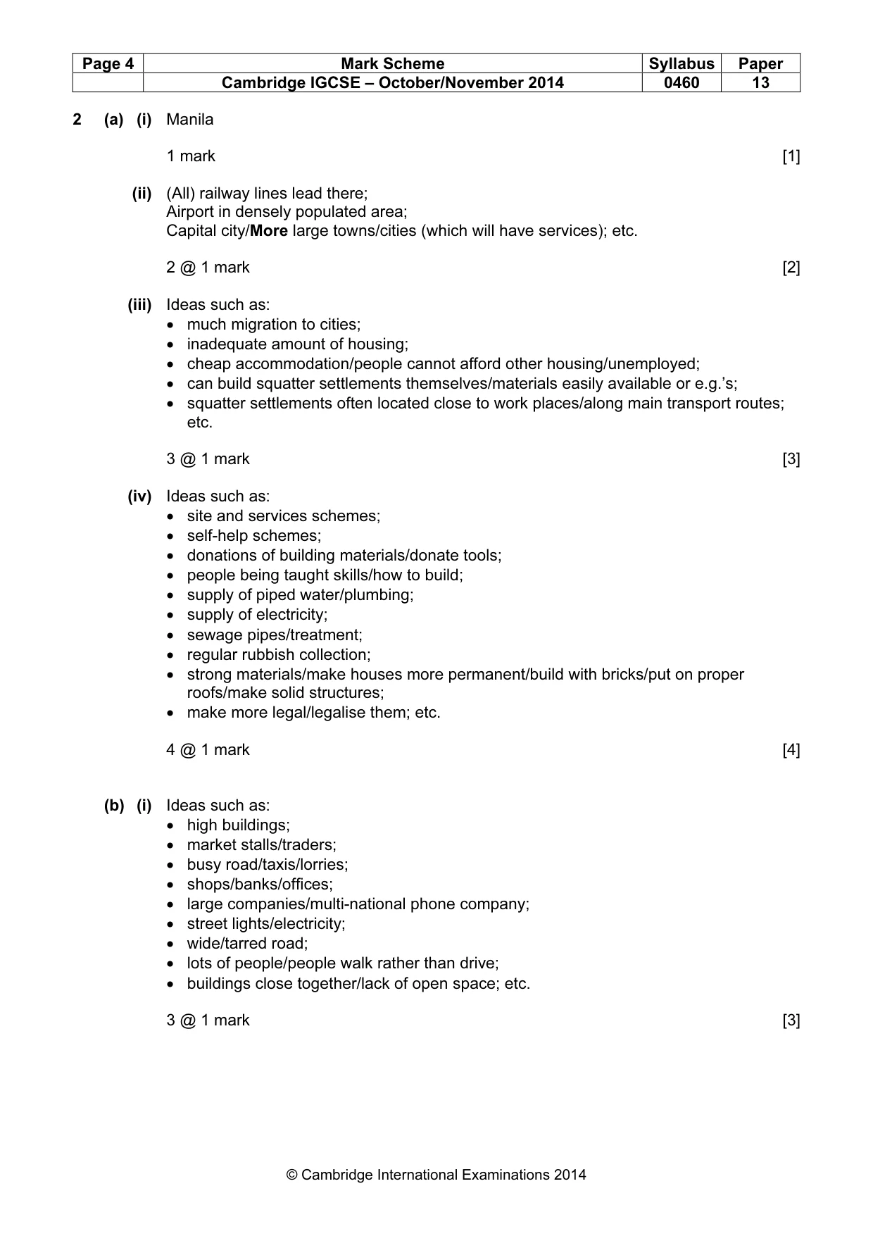 Mark scheme, page 4 of 13