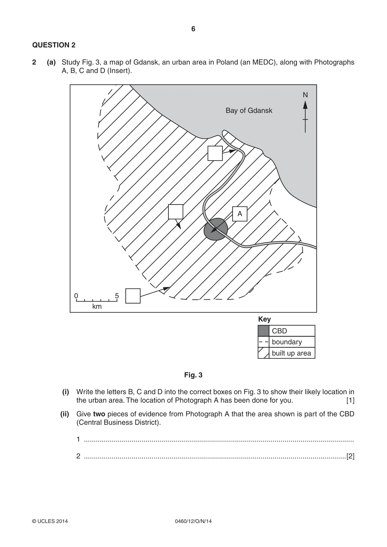 Cambridge IGCSE Geography 0460 2014 Oct/Nov Paper 1 · Variant 2 question paper, page 6 of 28